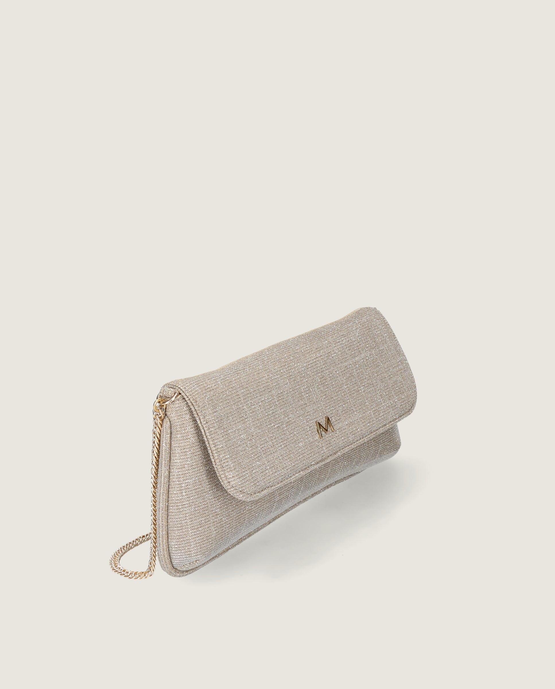 Vista alternativa de Bolso Onda Mini en tela brillante por Mascaro