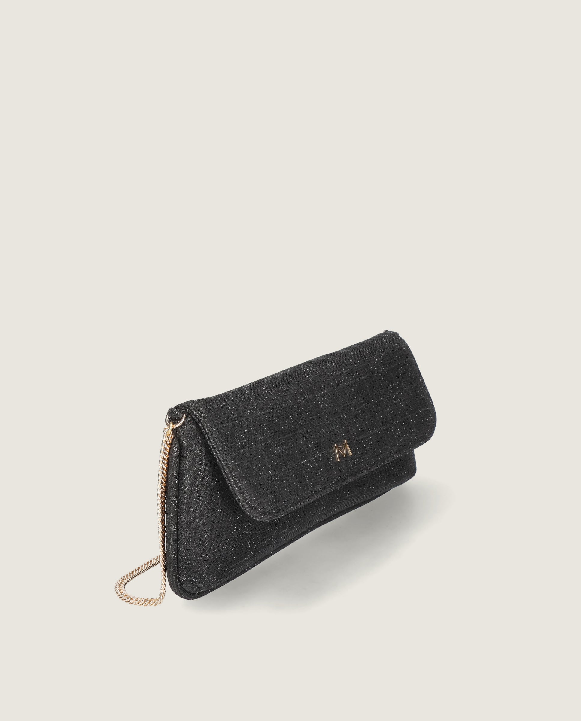 Vista alternativa de Bolso Onda Mini en tela brillante por Mascaro