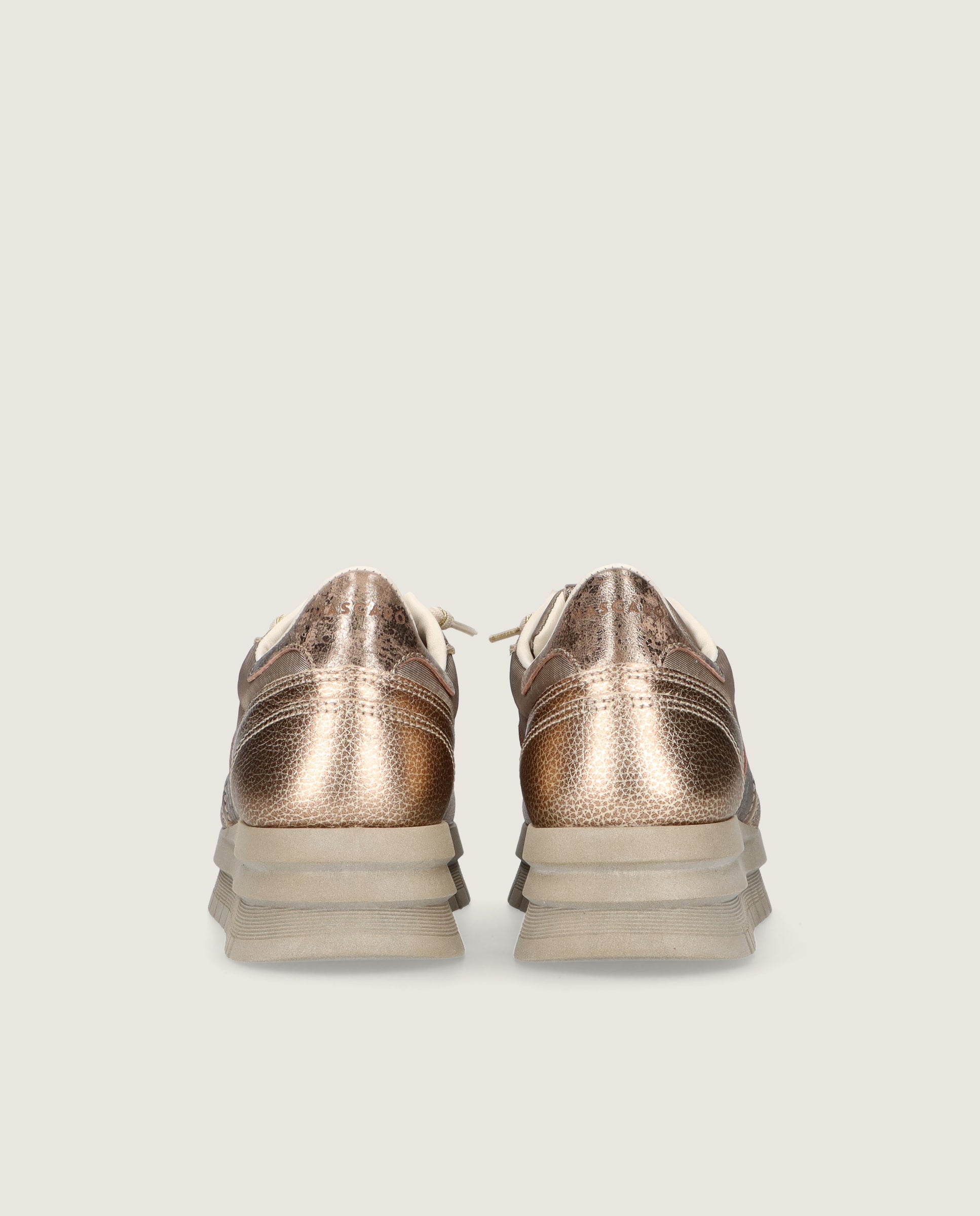 Zapatos Steffi Dorados Pieles metalizadas