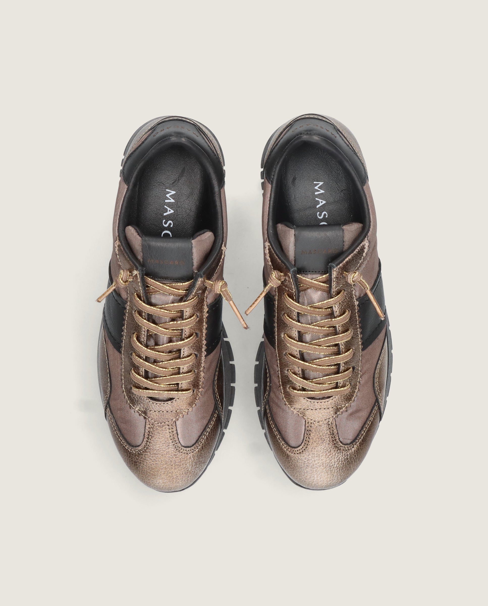 Zapatos Steffi Marrones Pieles metalizadas