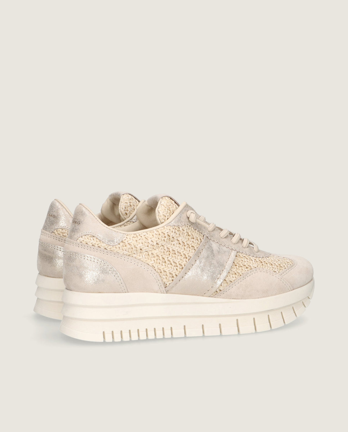 Steffi Beige Wildleder Schuhe