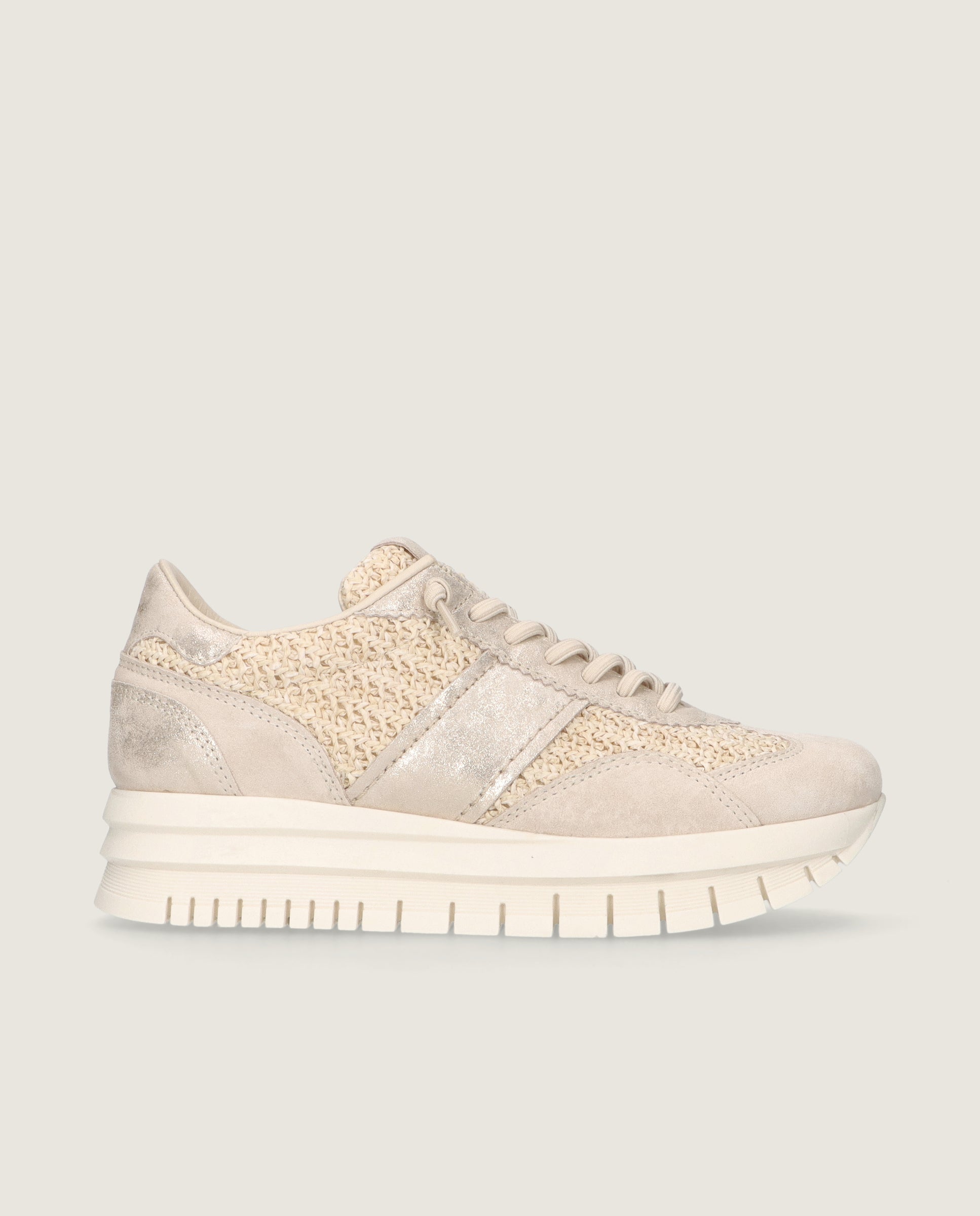 Chaussures en daim beige Steffi