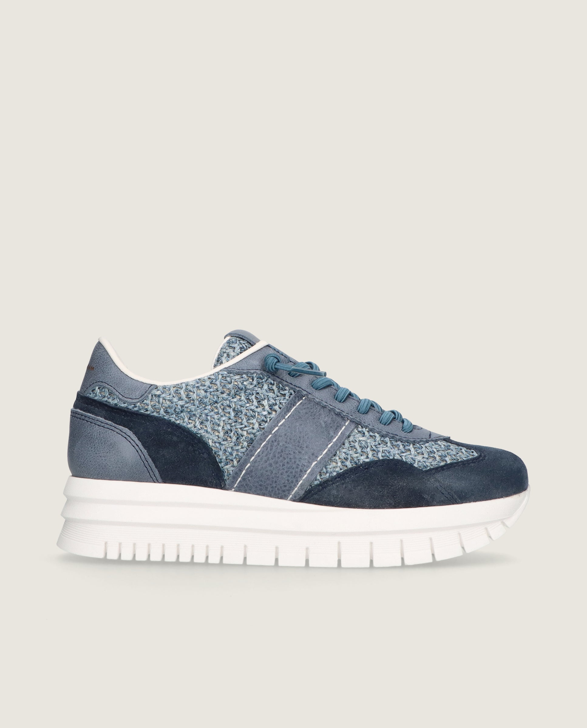 Zapatos Steffi Azules Tejidos