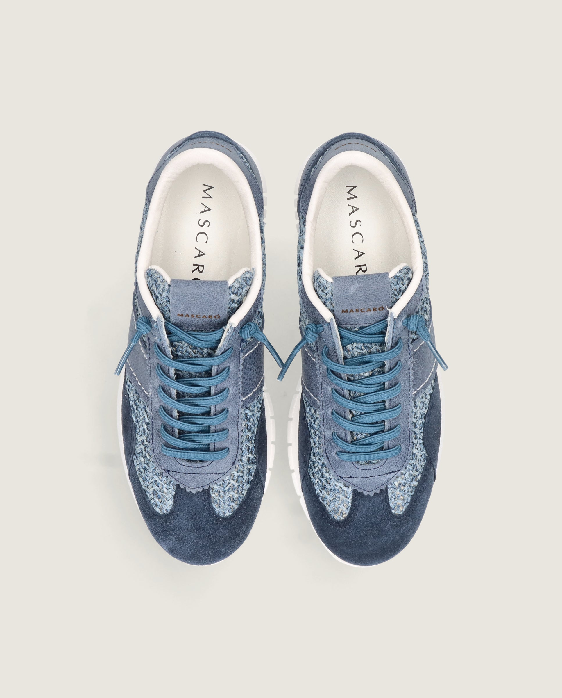 Zapatos Steffi Azules Tejidos