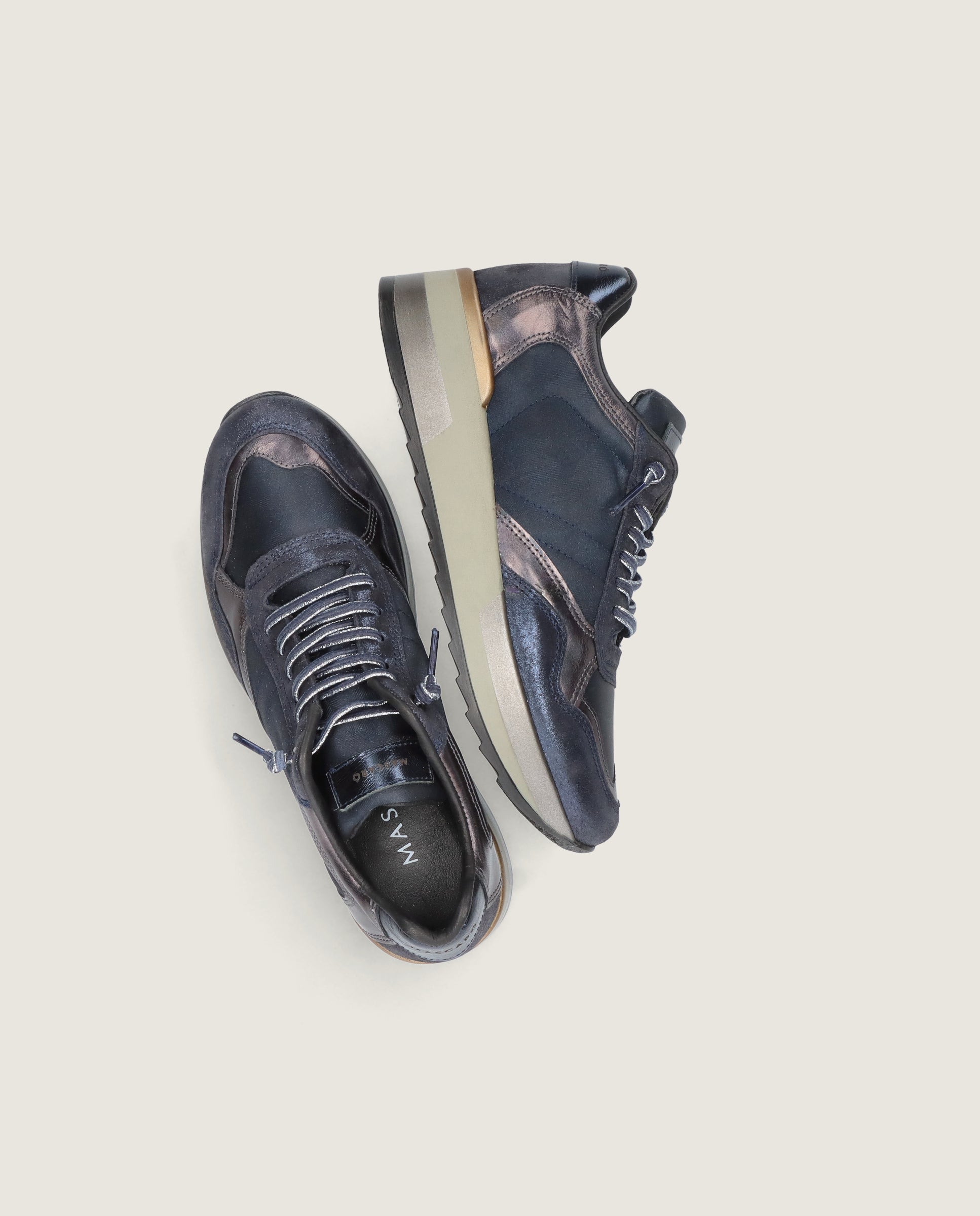 Zapatos Steffi Azules Piel