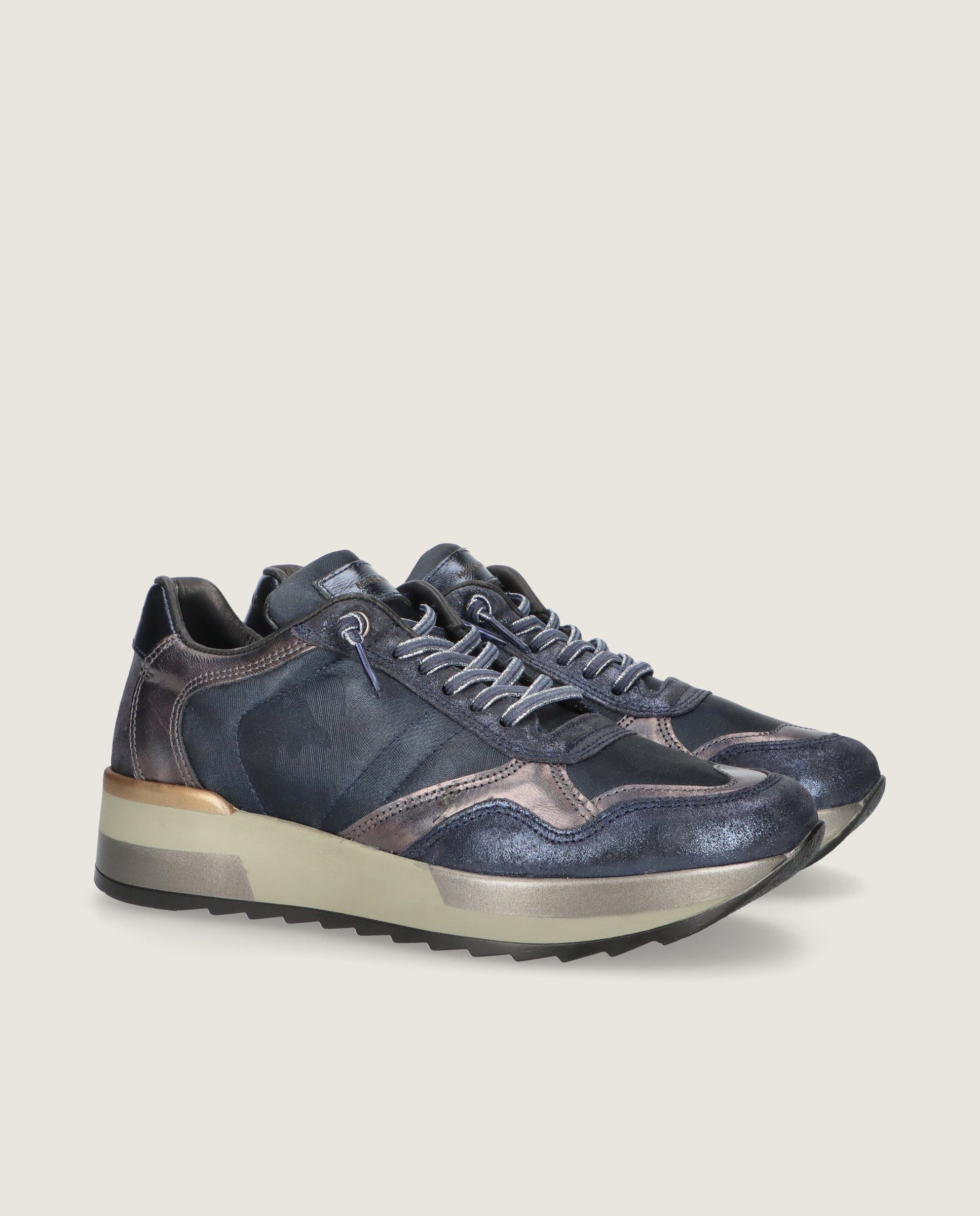 Imagen de Zapatos Steffi Azules Piel por Mascaro