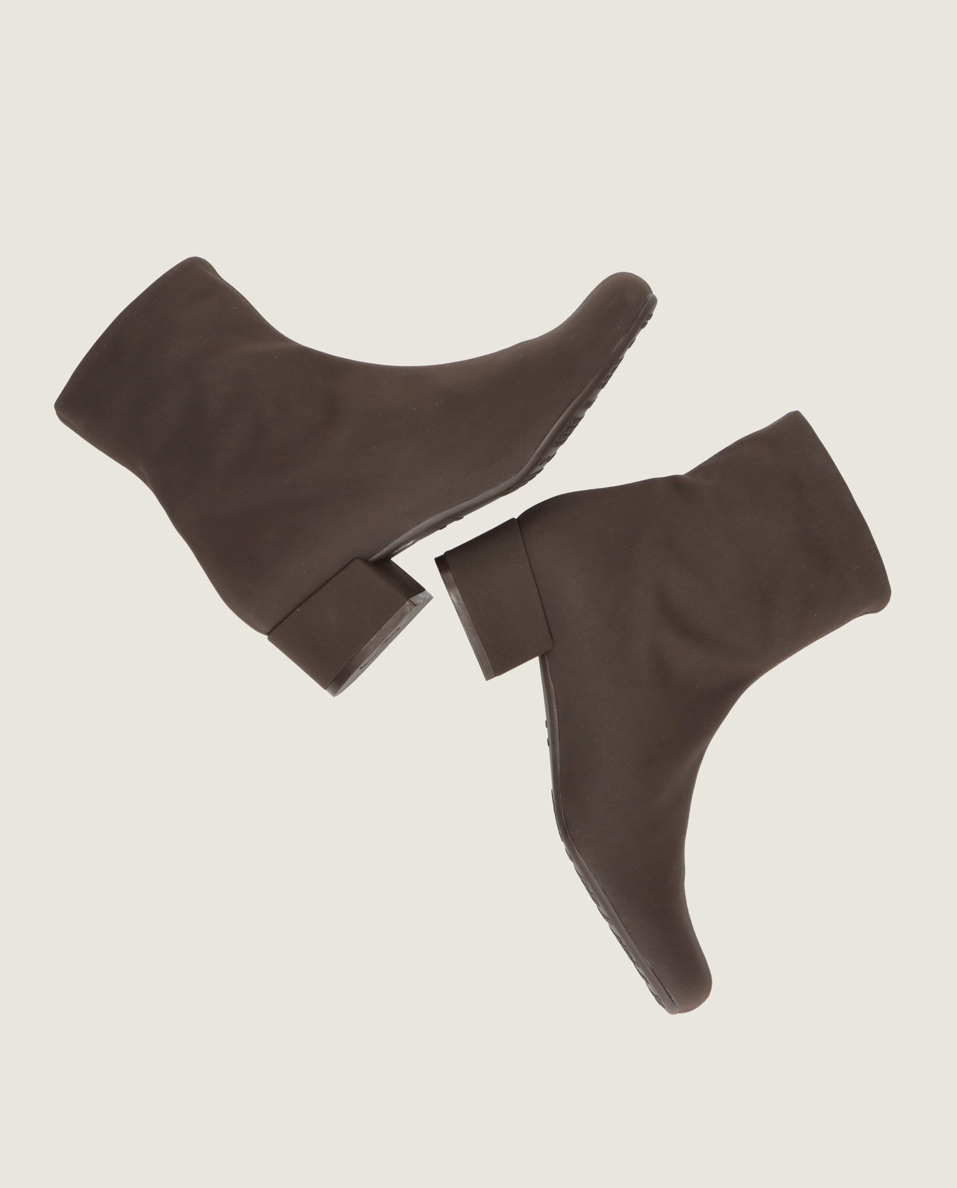 Milan Brown Woven Ankle Boots