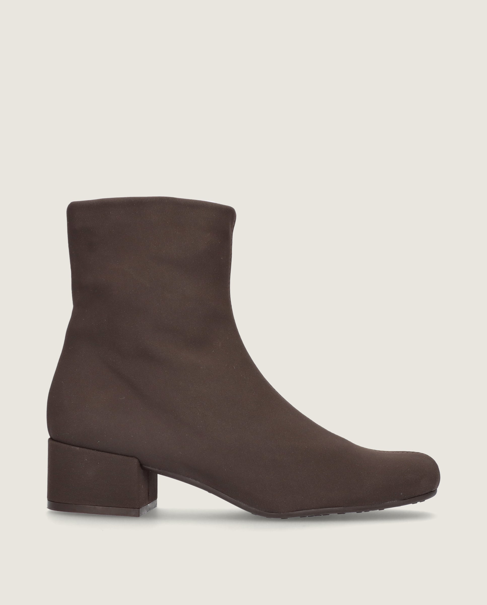 Milan Brown Woven Ankle Boots