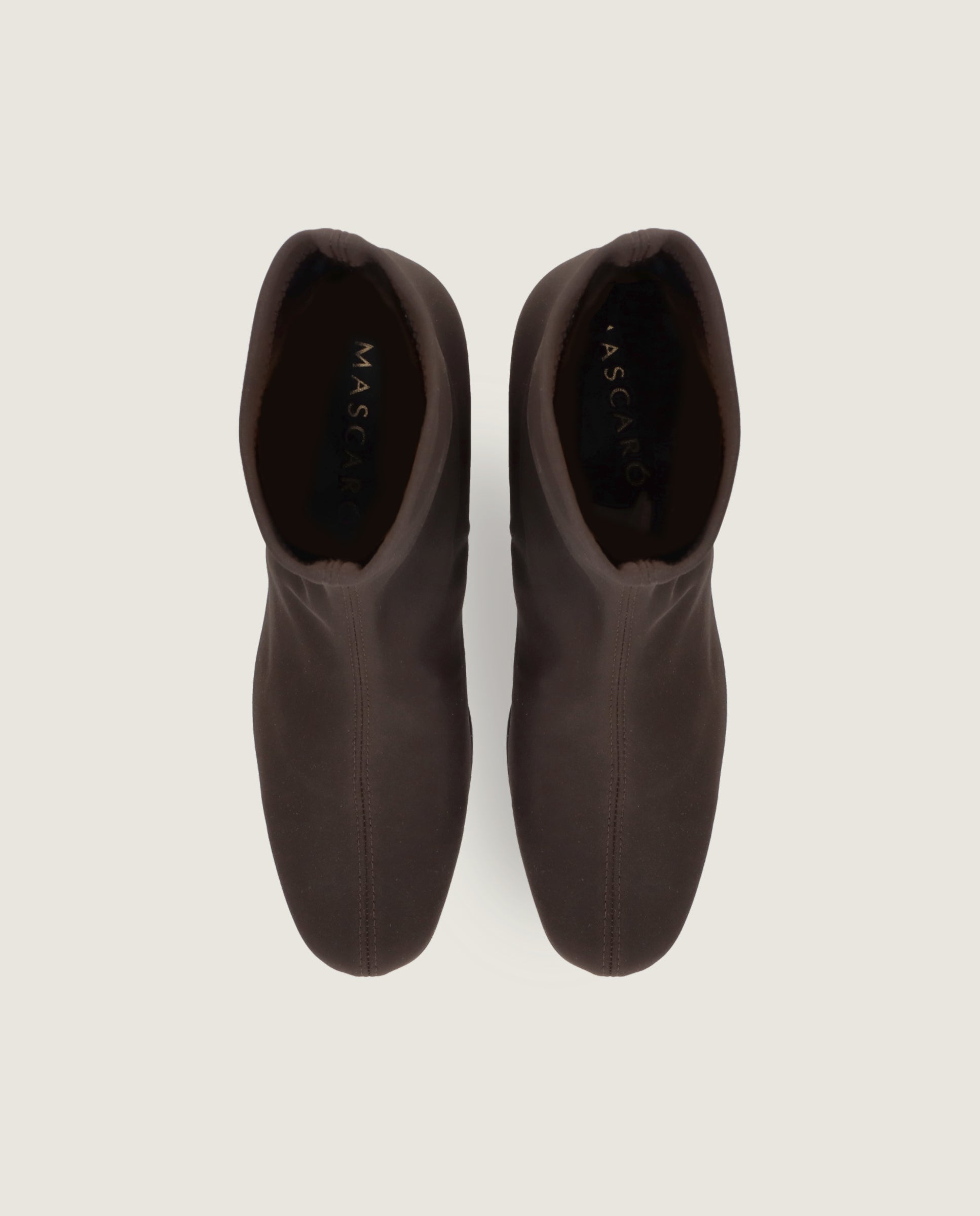 Vista alternativa de Botines Milan Marrones Tejidos por Mascaro