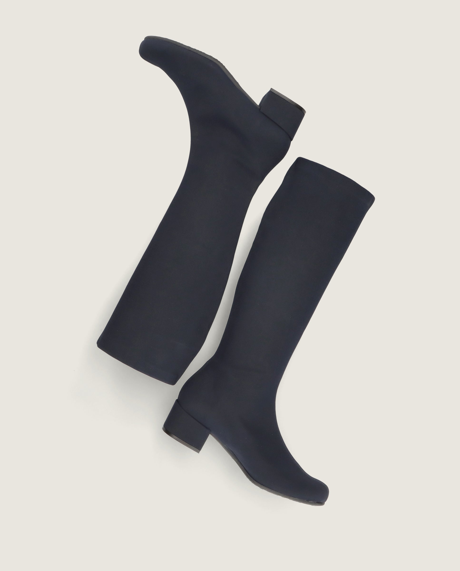 Blaue Mailänder Stiefel Gewebe