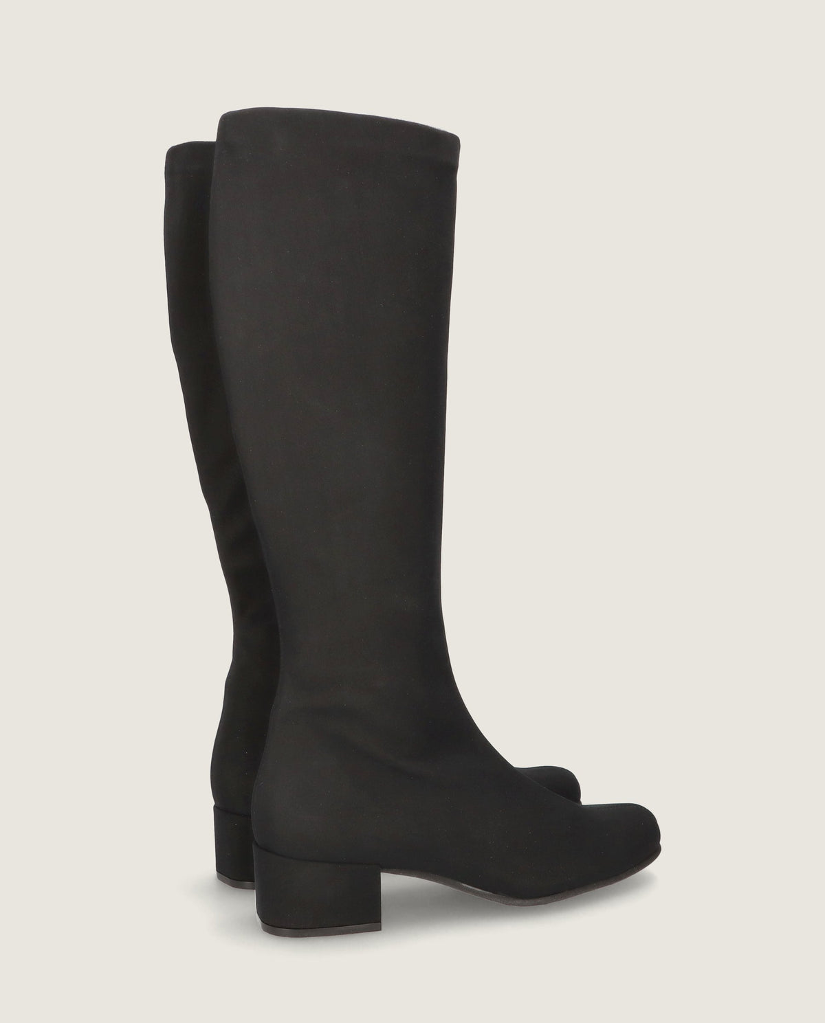 Milan boot in black textile