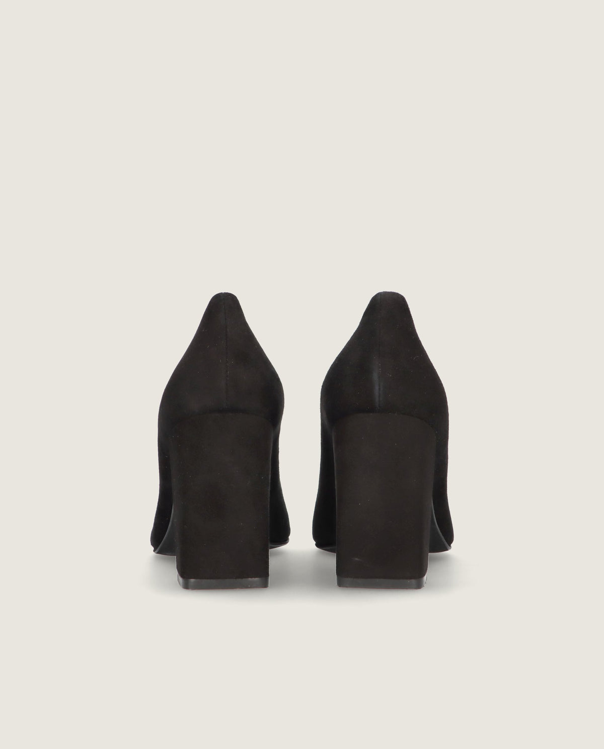 Renata Black Suede Pumps