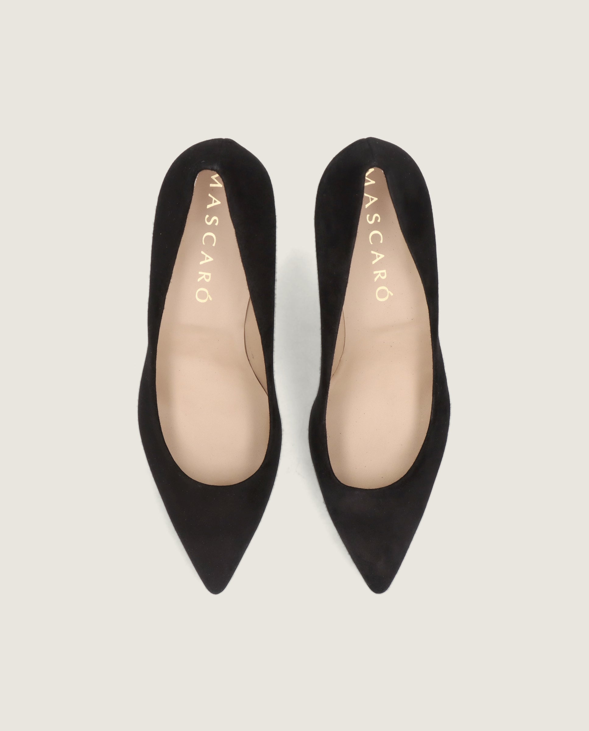 Alternative view of Renata Black Suede Pumps by Mascaro