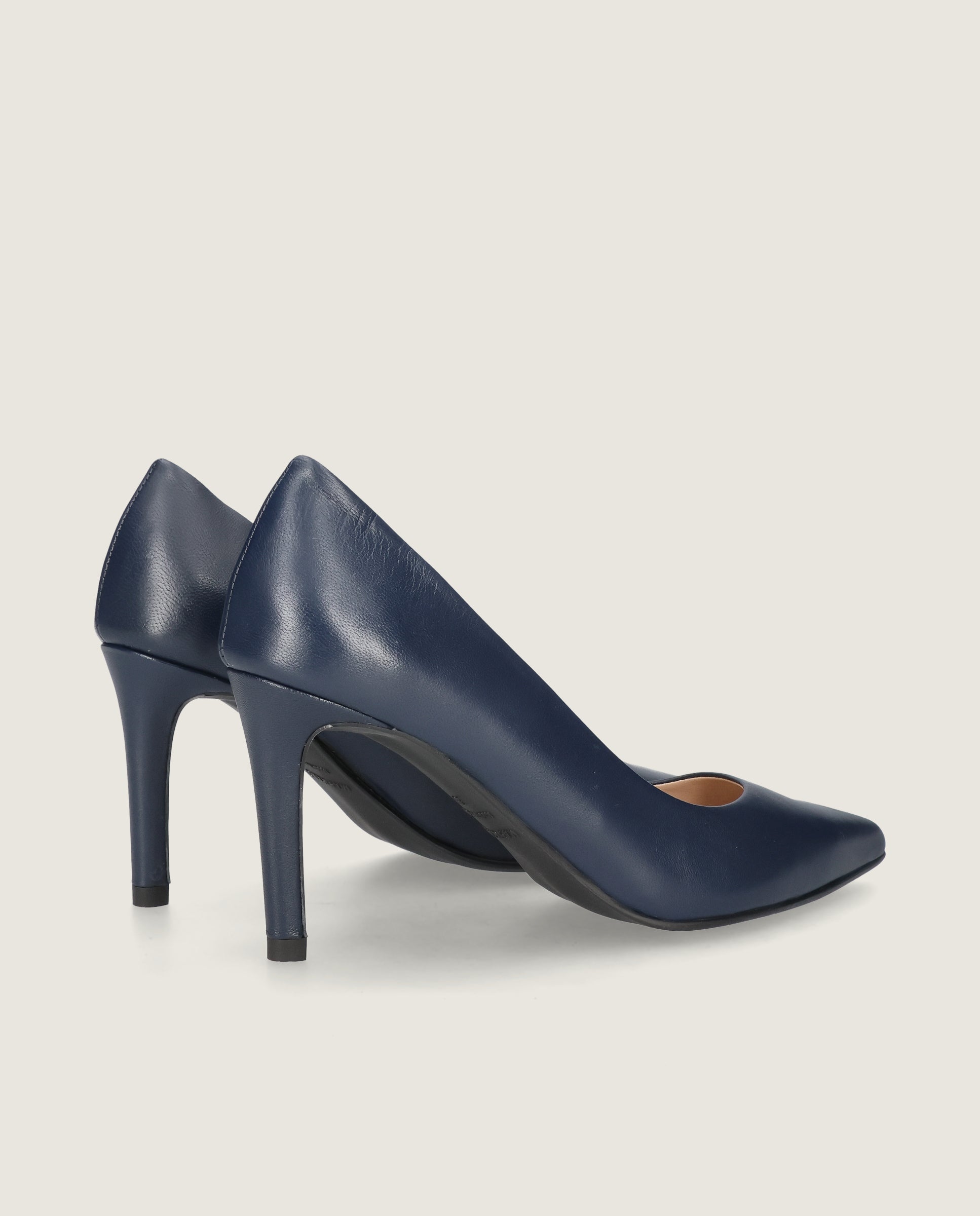 Renata Blue Leather Pumps