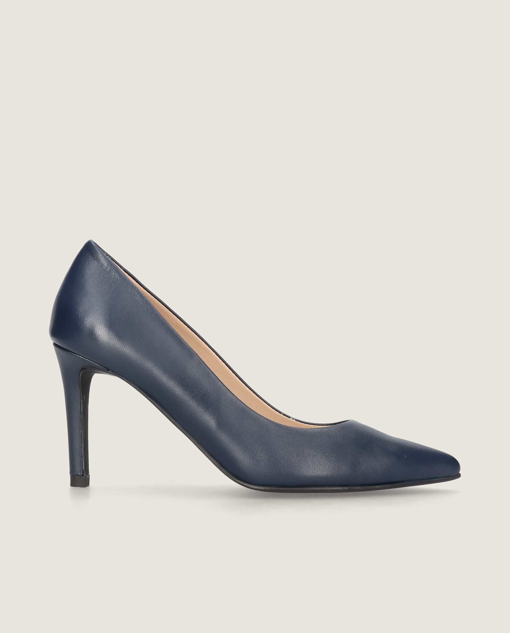 Renata Blue Leather Pumps
