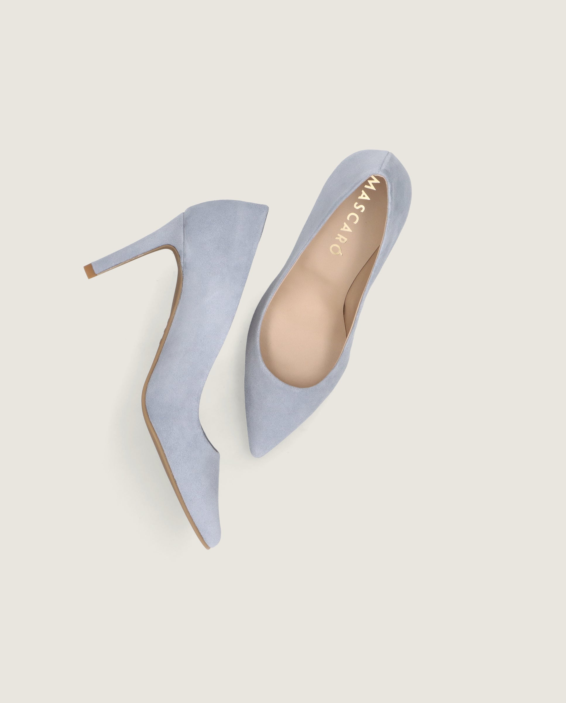 Renata pump in jenas blue suede