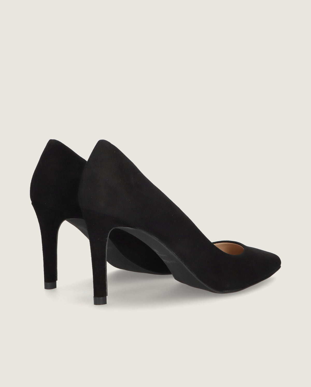 Renata Black Suede Pumps
