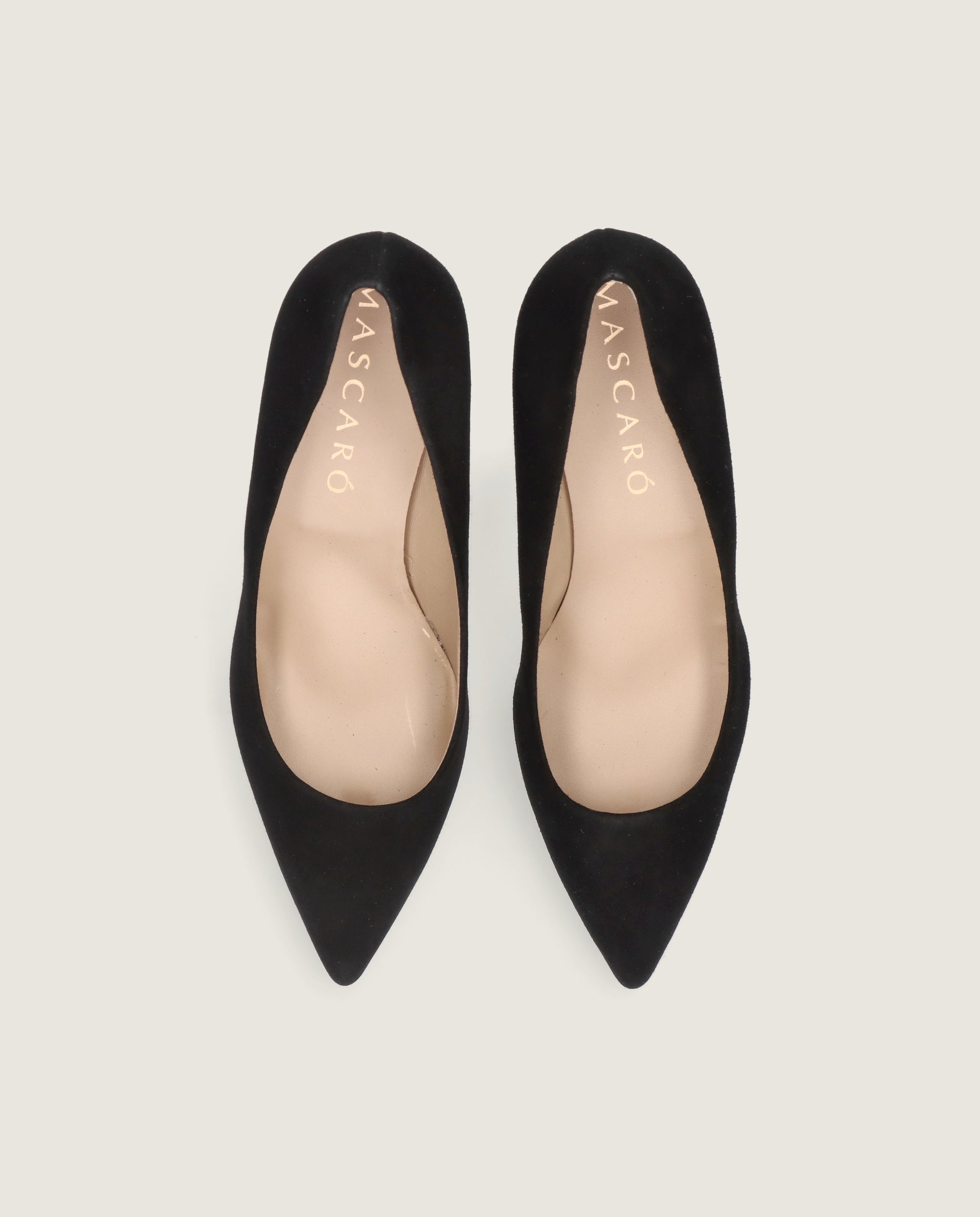 Alternative view of Renata Black Suede Pumps by Mascaro