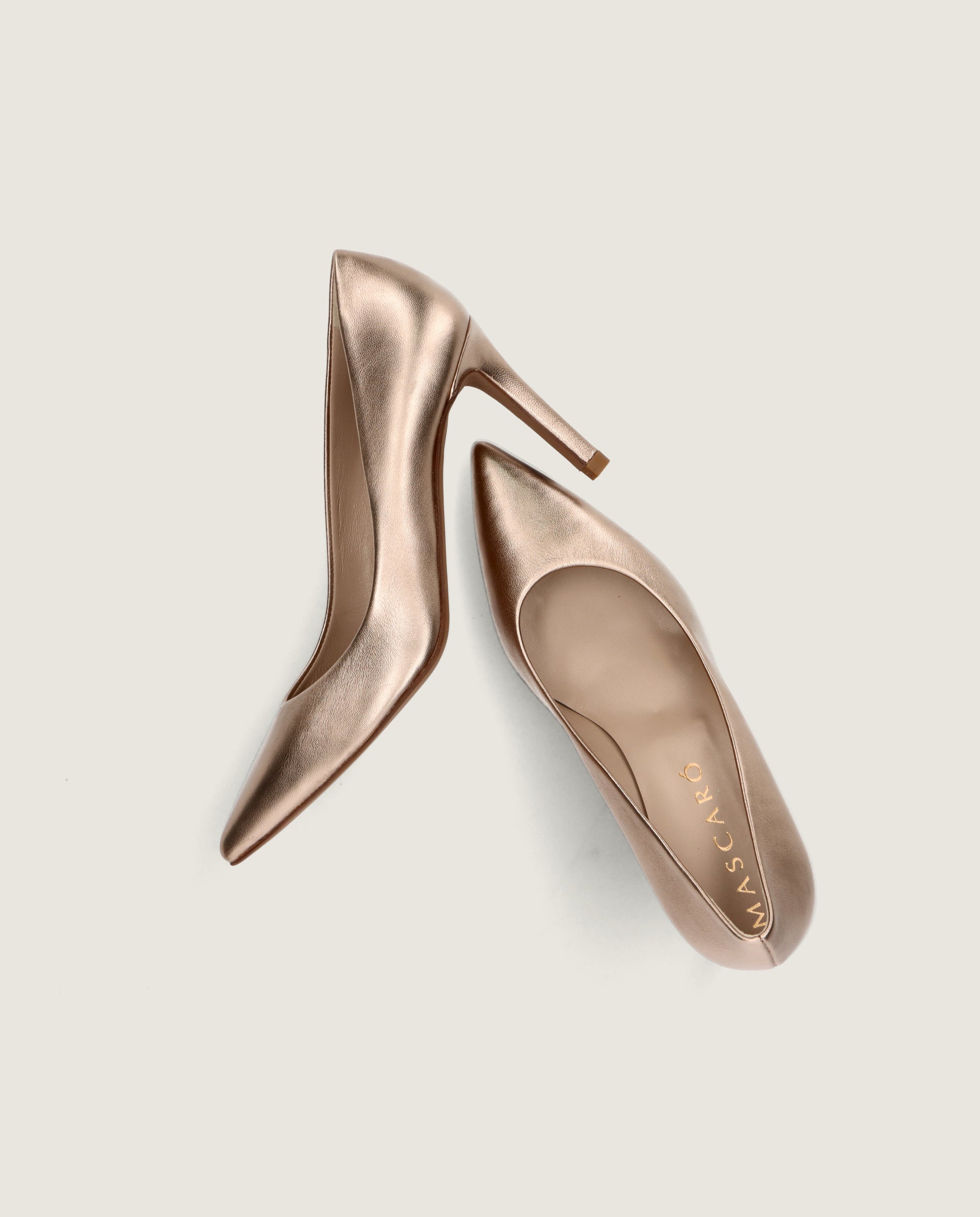 Salon Renata Goldene Metallische Leder