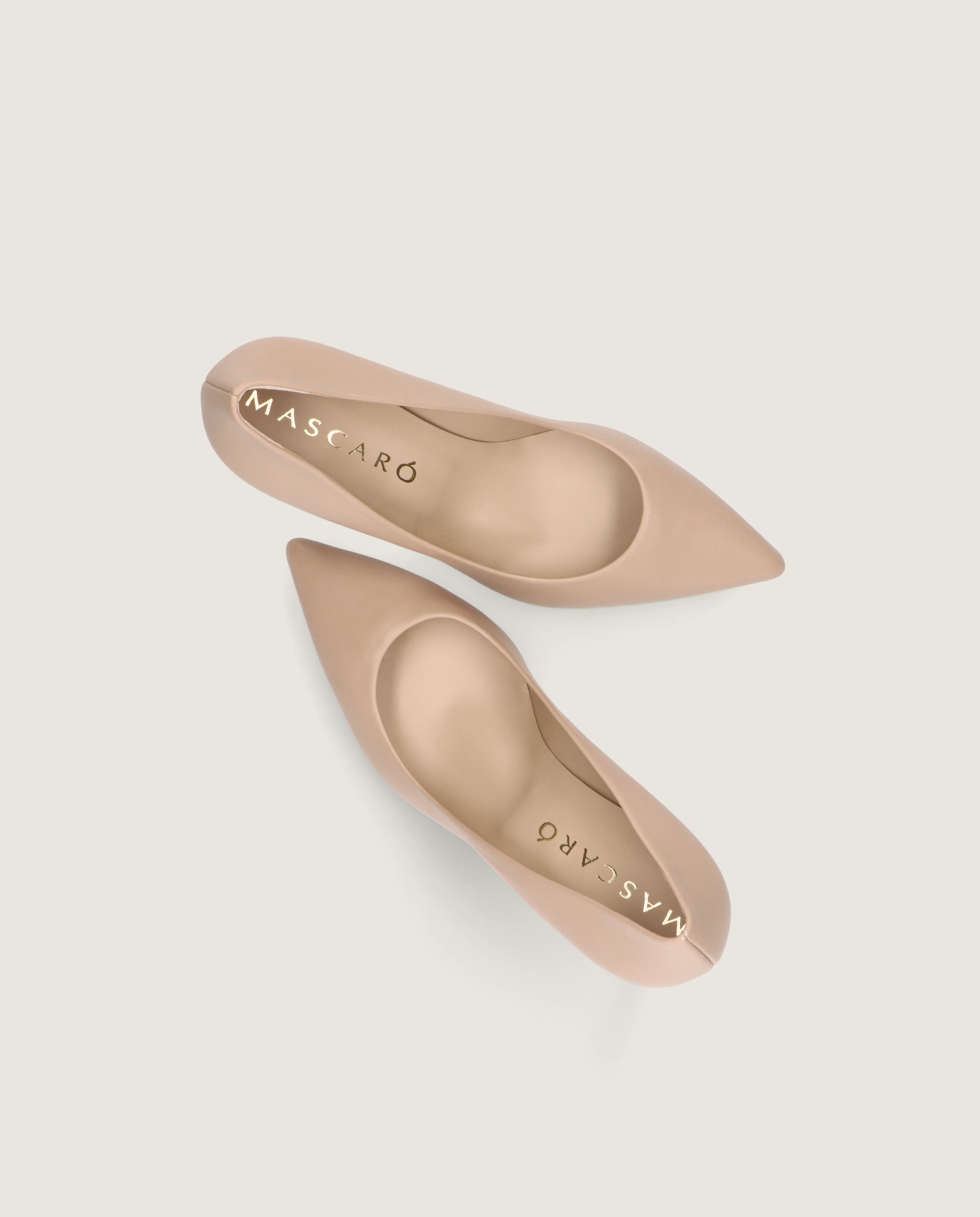 Renata Beige Leather Pumps