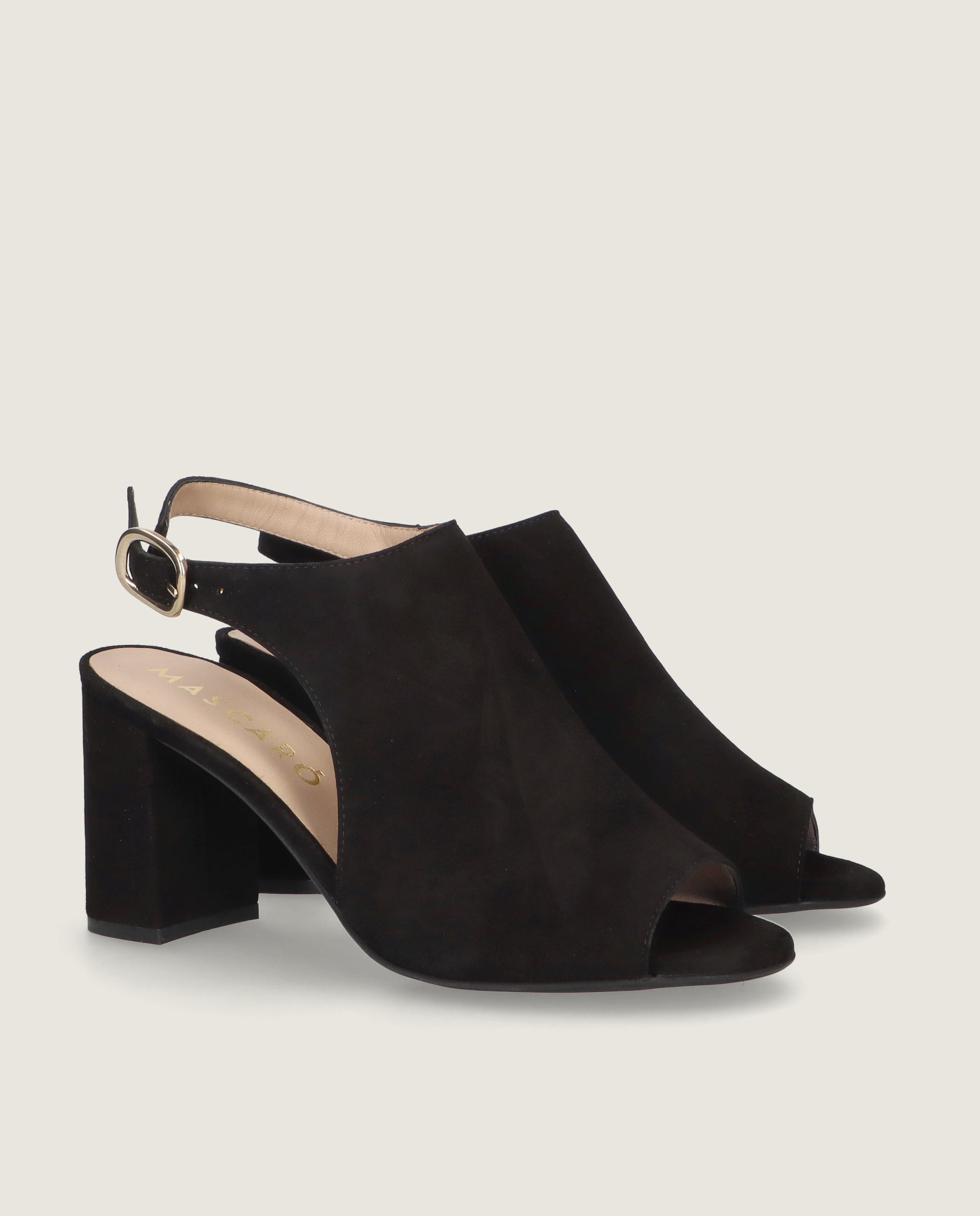 Imagen de Sandalias Ruth Negros Ante por Mascaro
