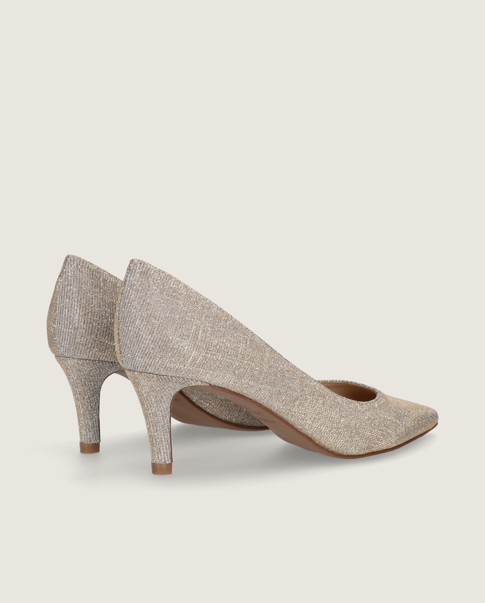 Salon Phoebe Silberne Gewebte Metallics