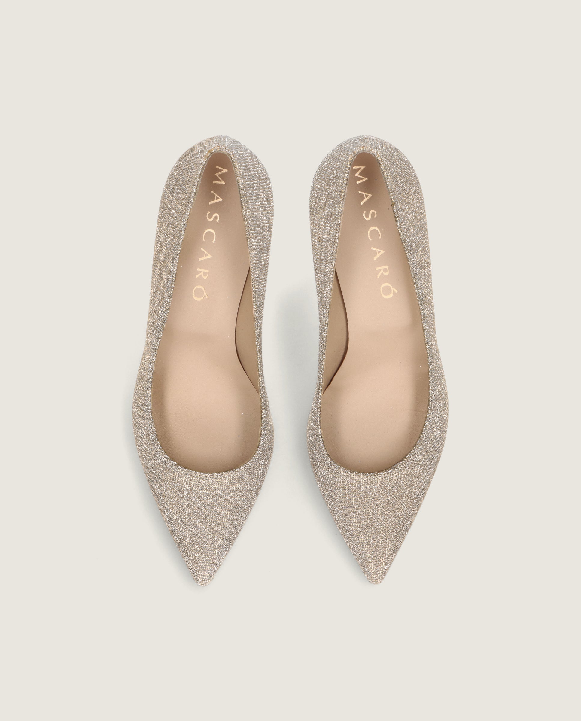 Salon Phoebe Plateados Tejidos Metalizados