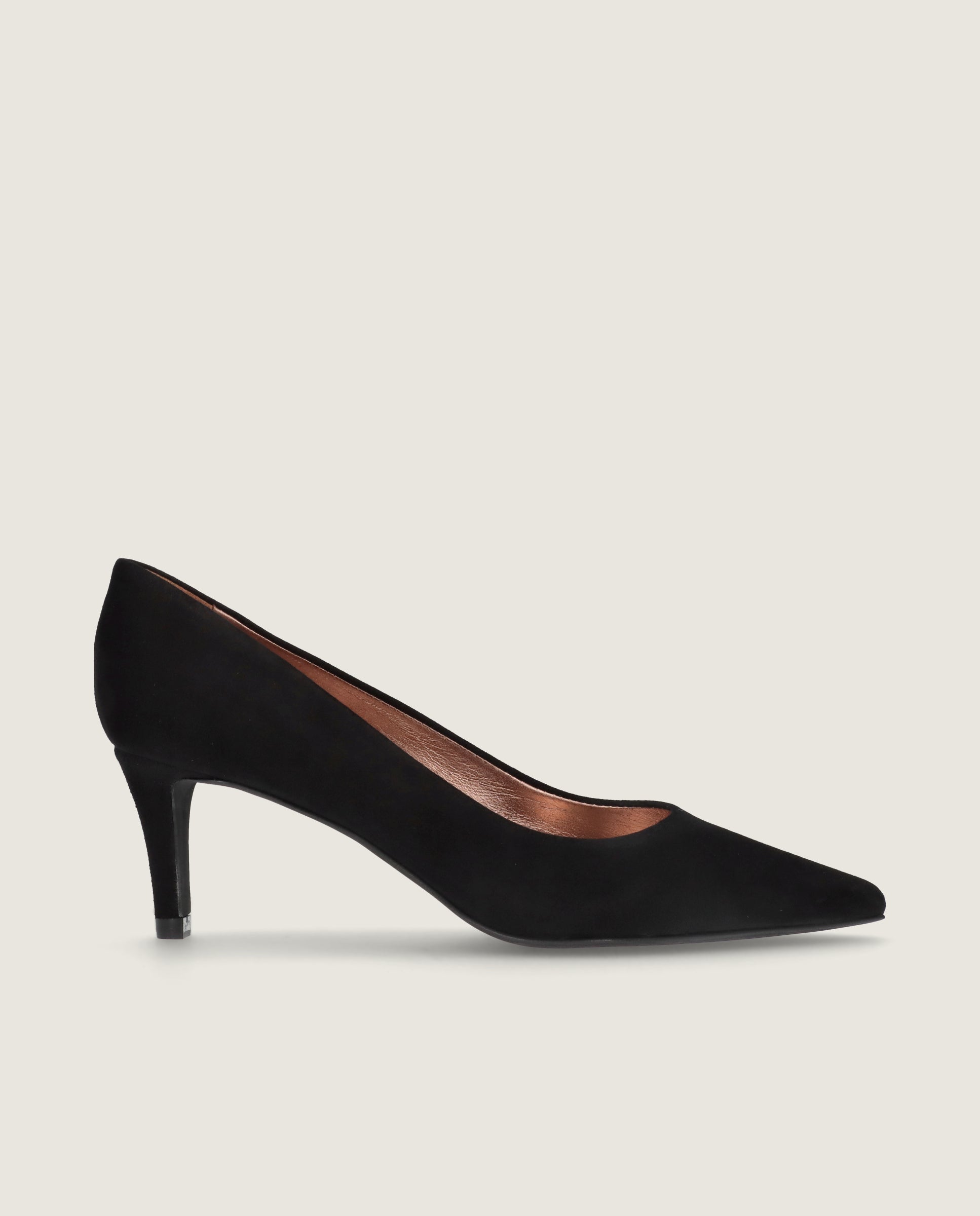 Phoebe Black Suede Pumps