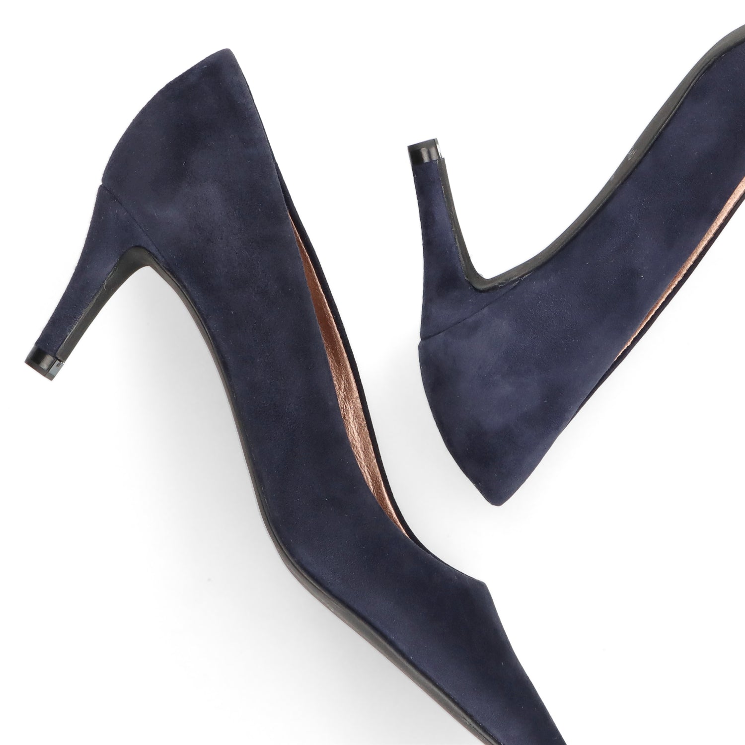 Salon Phoebe Blaues Wildleder