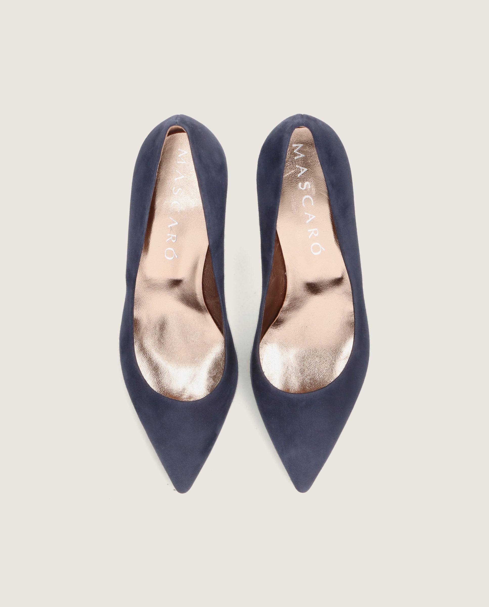 Vue alternative de Salon Phoebe Blue Suede par Mascaro
