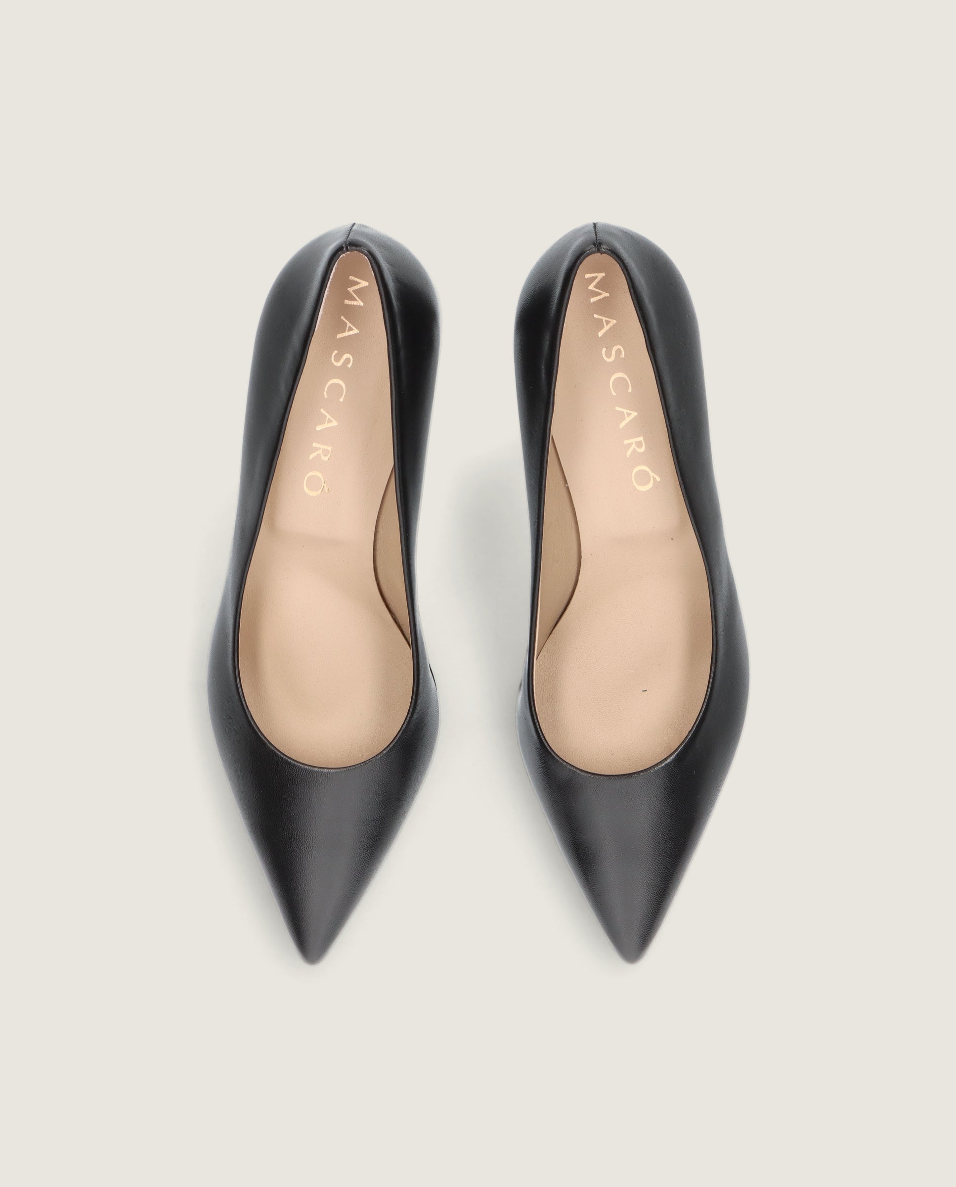 Alternative view of Phoebe Black Suede Pumps by Mascaro