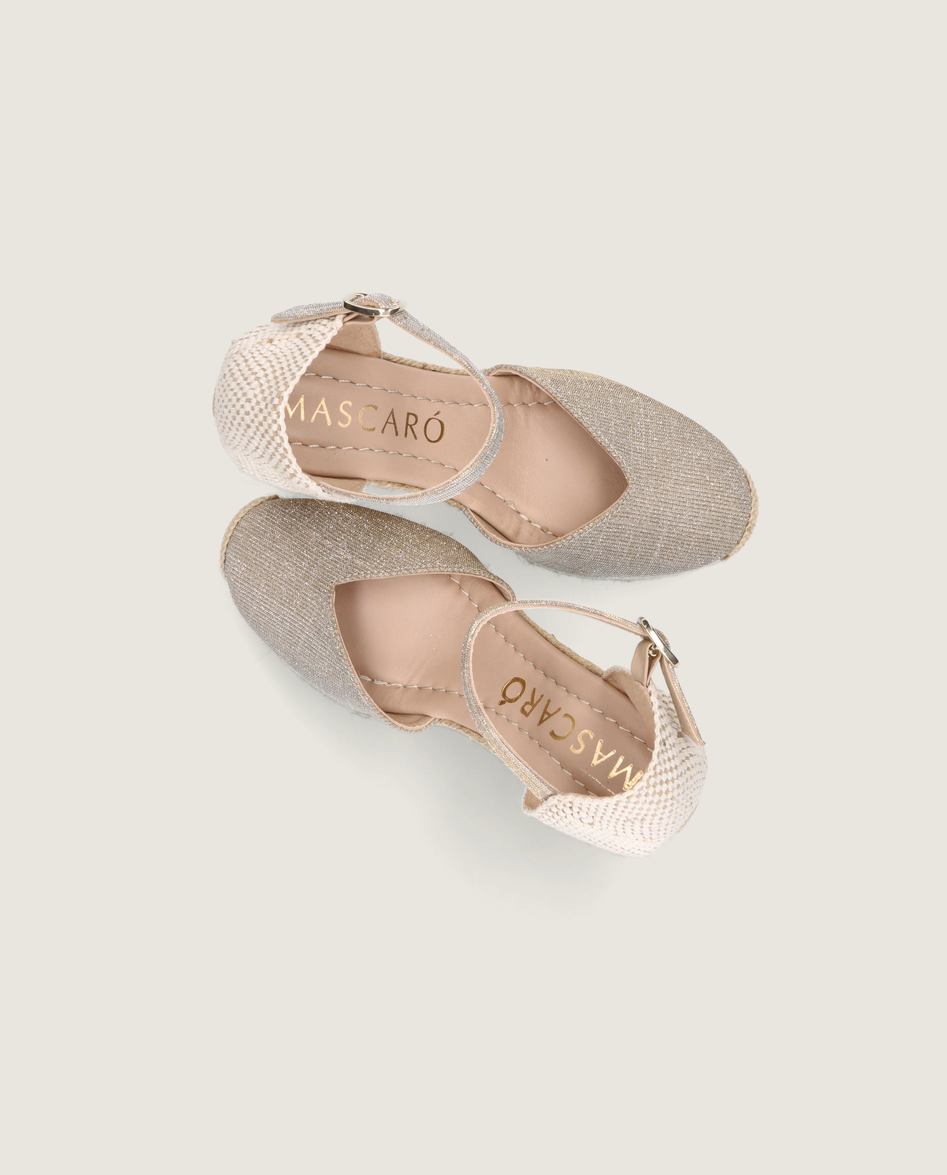 Rachel Espadrilles Silver Woven