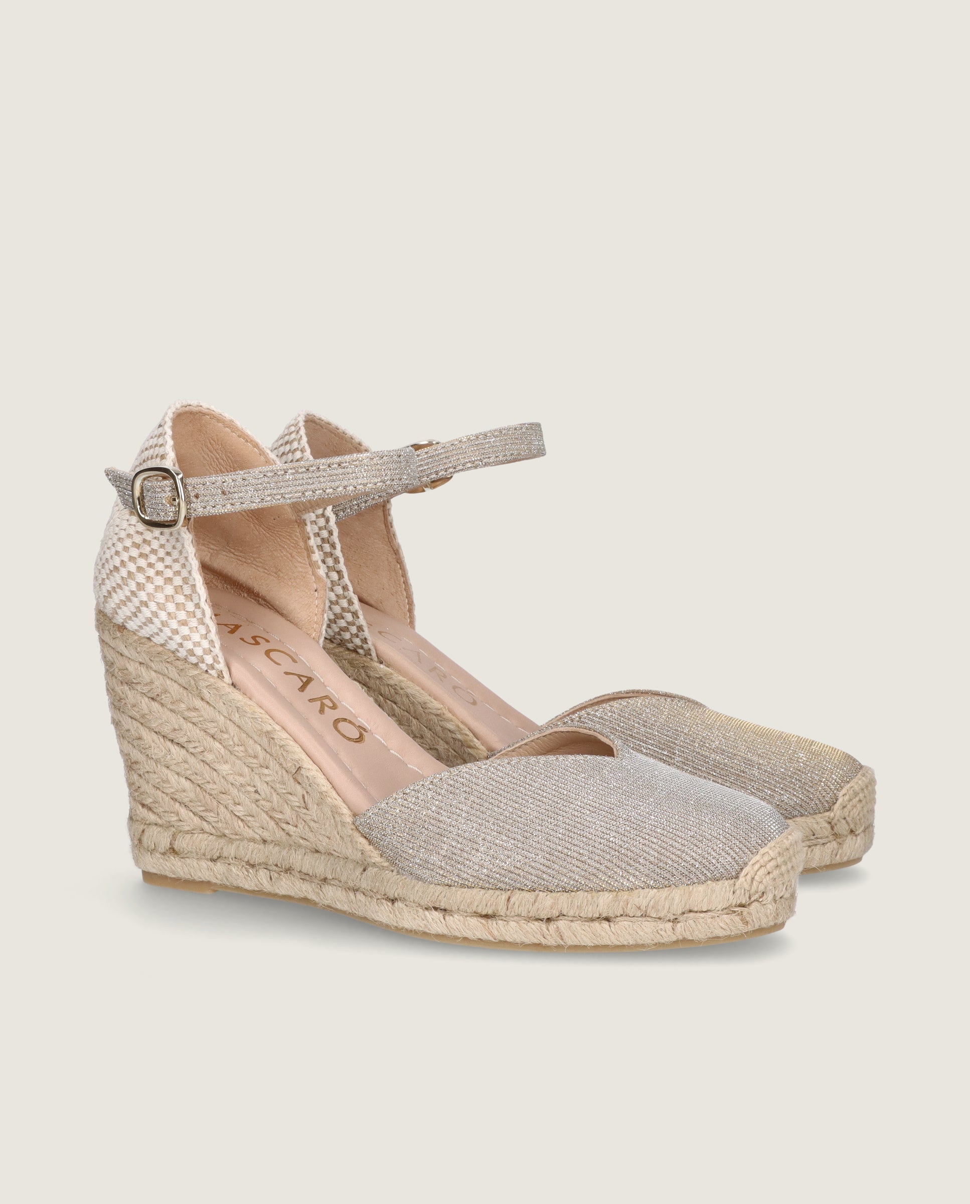 Image of Rachel Espadrilles Silver Woven by Mascaro