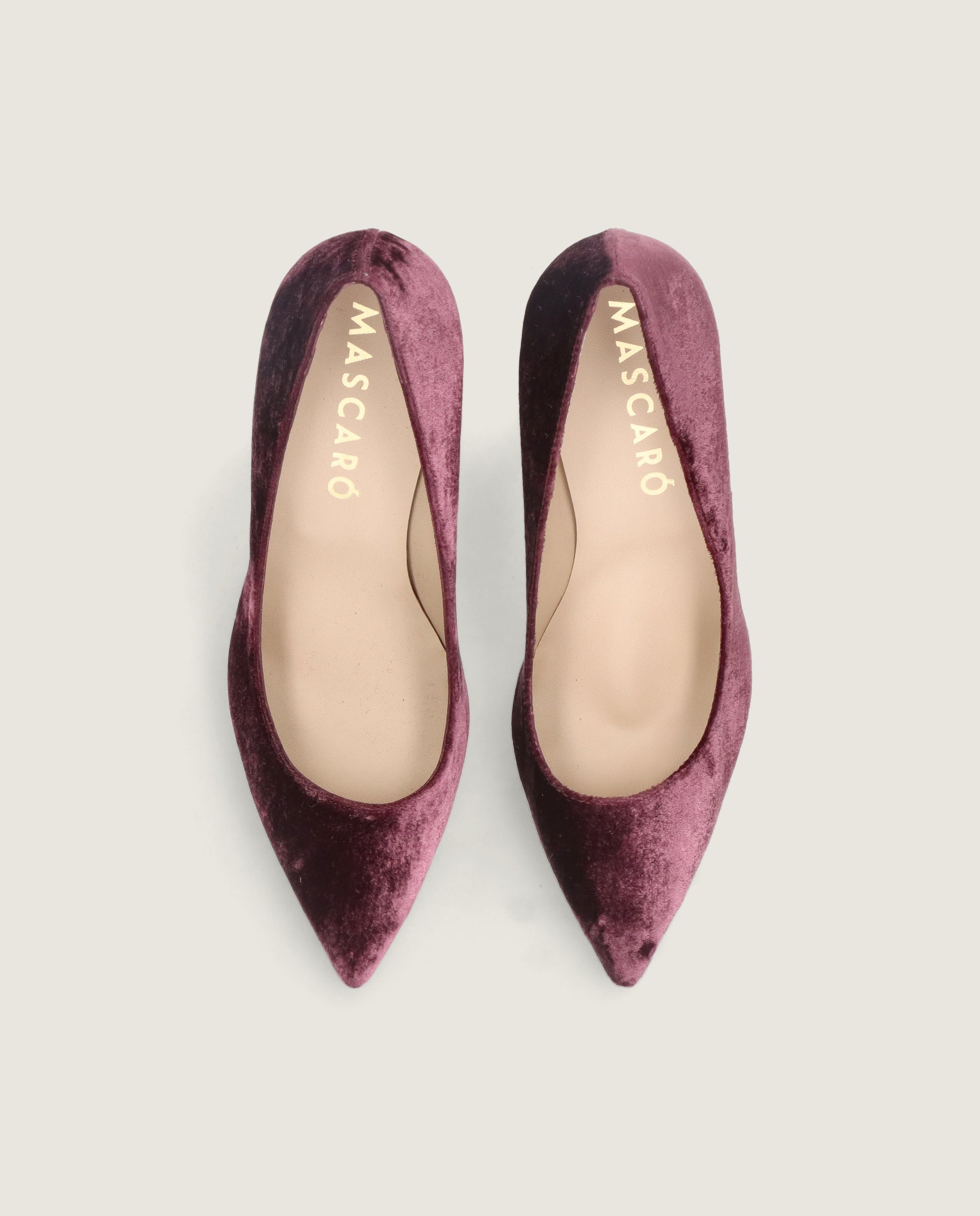 Alternative view of Renata Red Woven Pumps by Mascaro