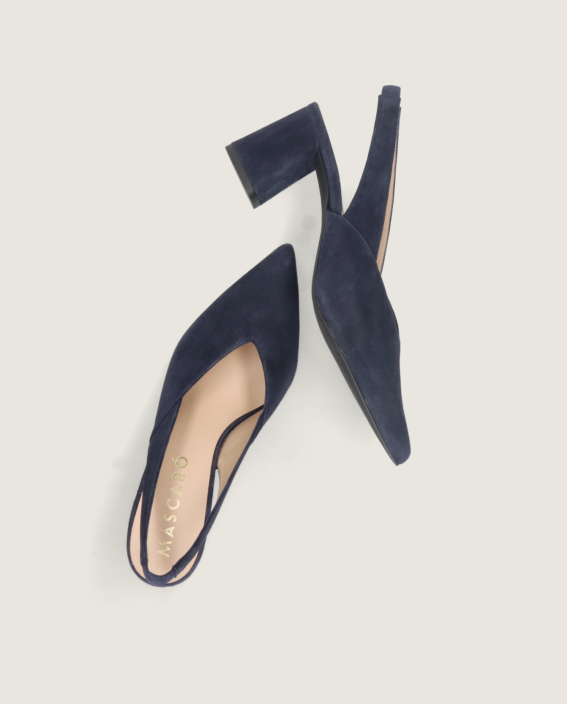 Phoebe Blue Suede Pumps