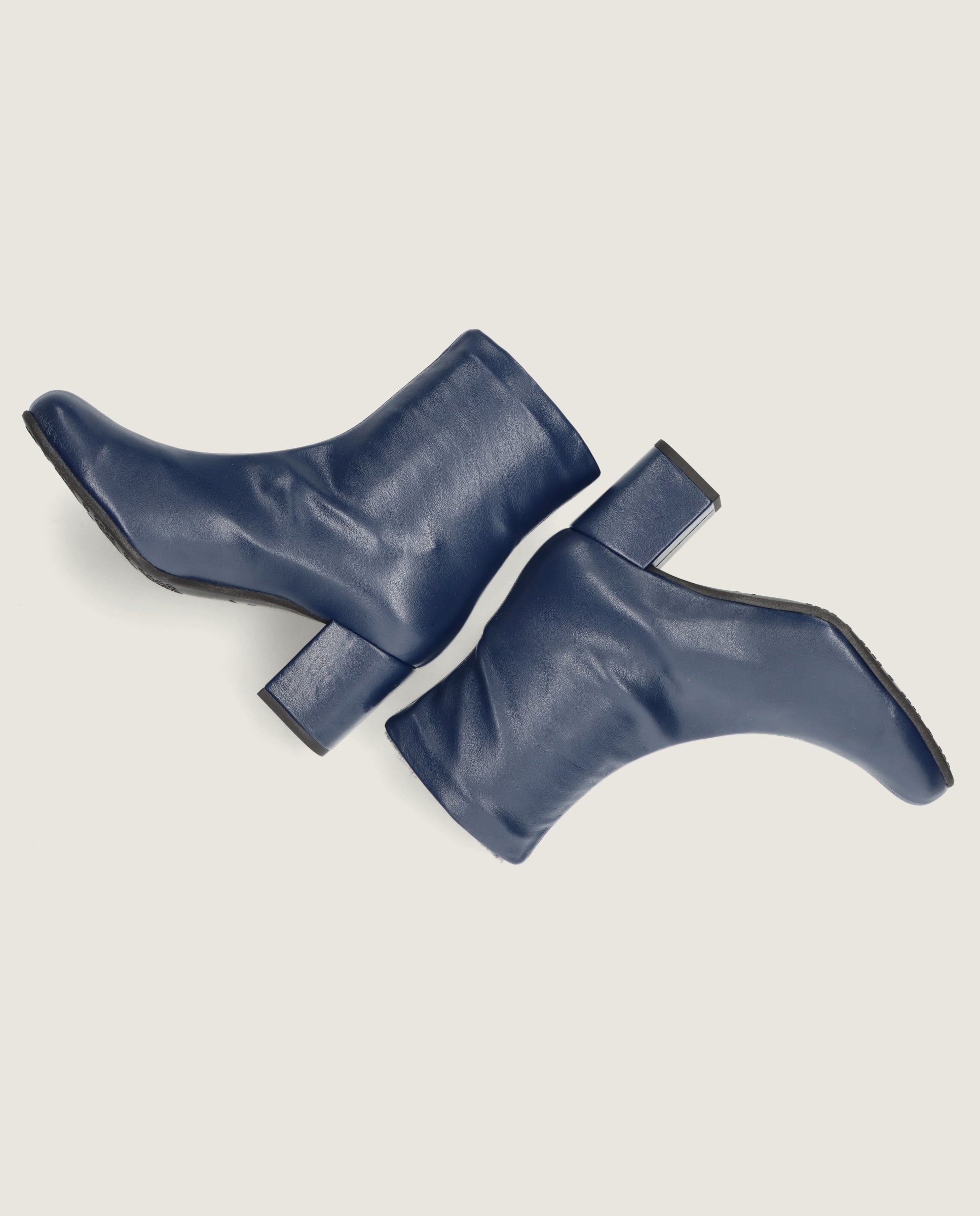 Botines Bologna Azules Tejidos