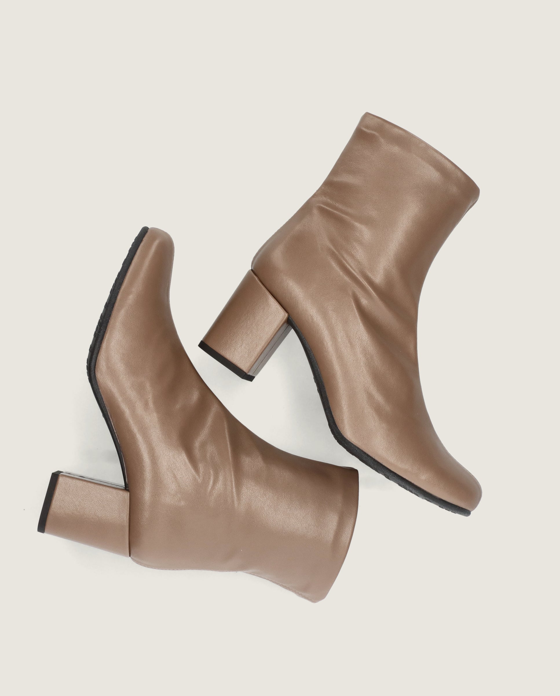 Bologna Beige Woven Ankle Boots