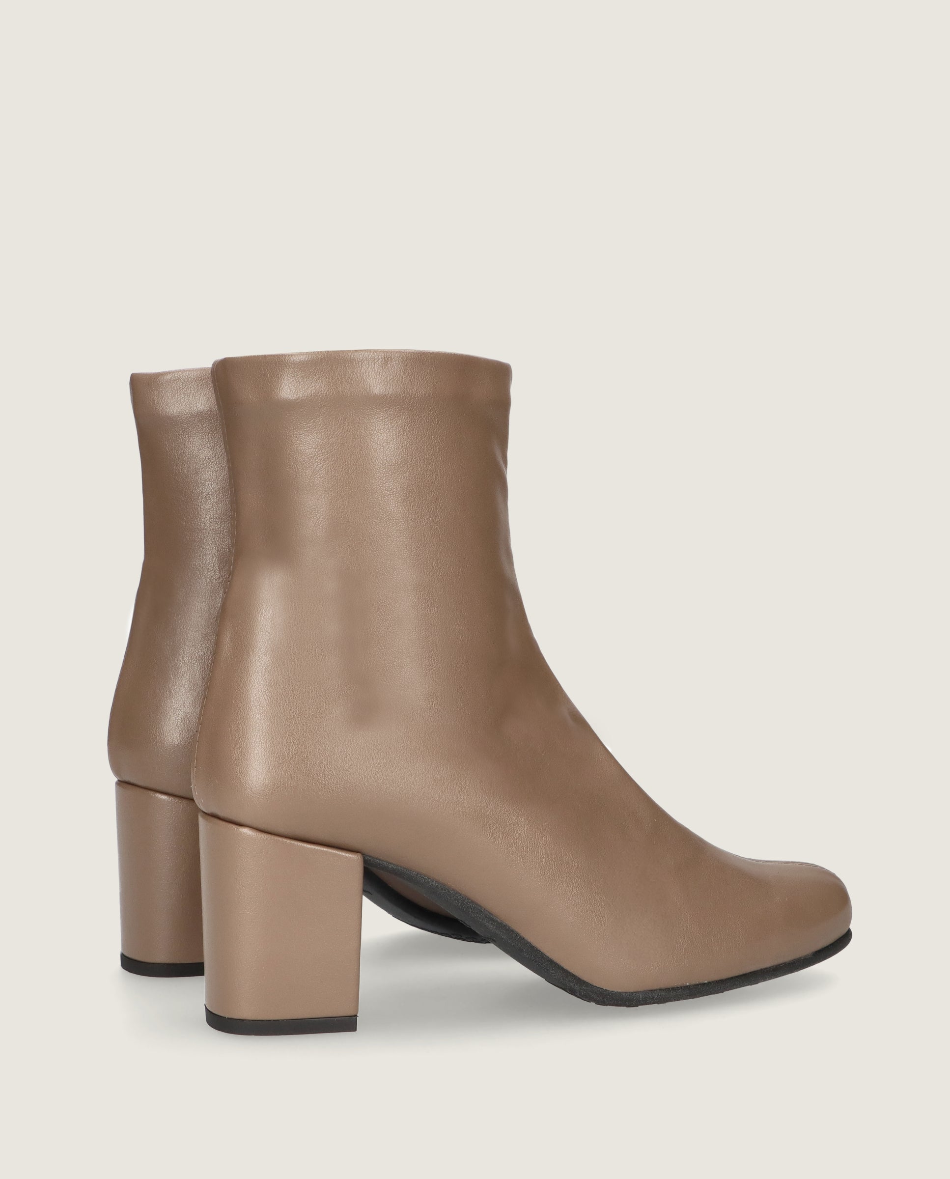 Bologna Beige Woven Ankle Boots
