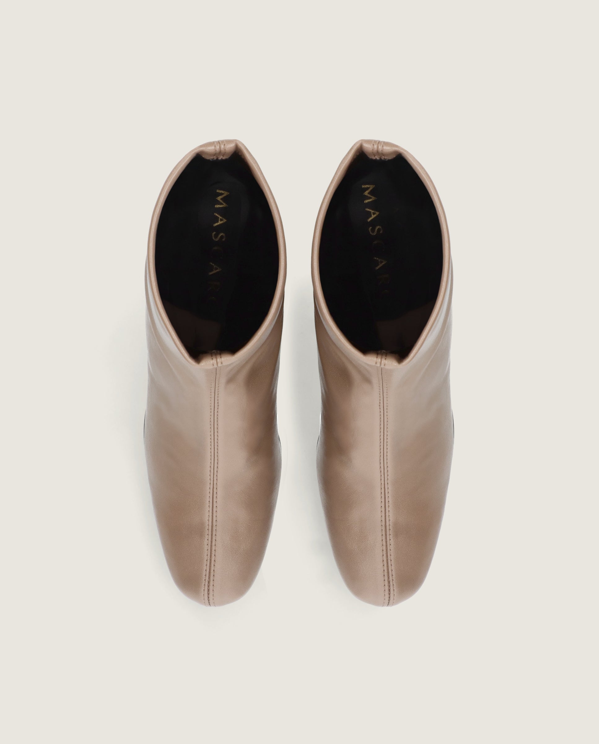 Bologna Beige Woven Ankle Boots