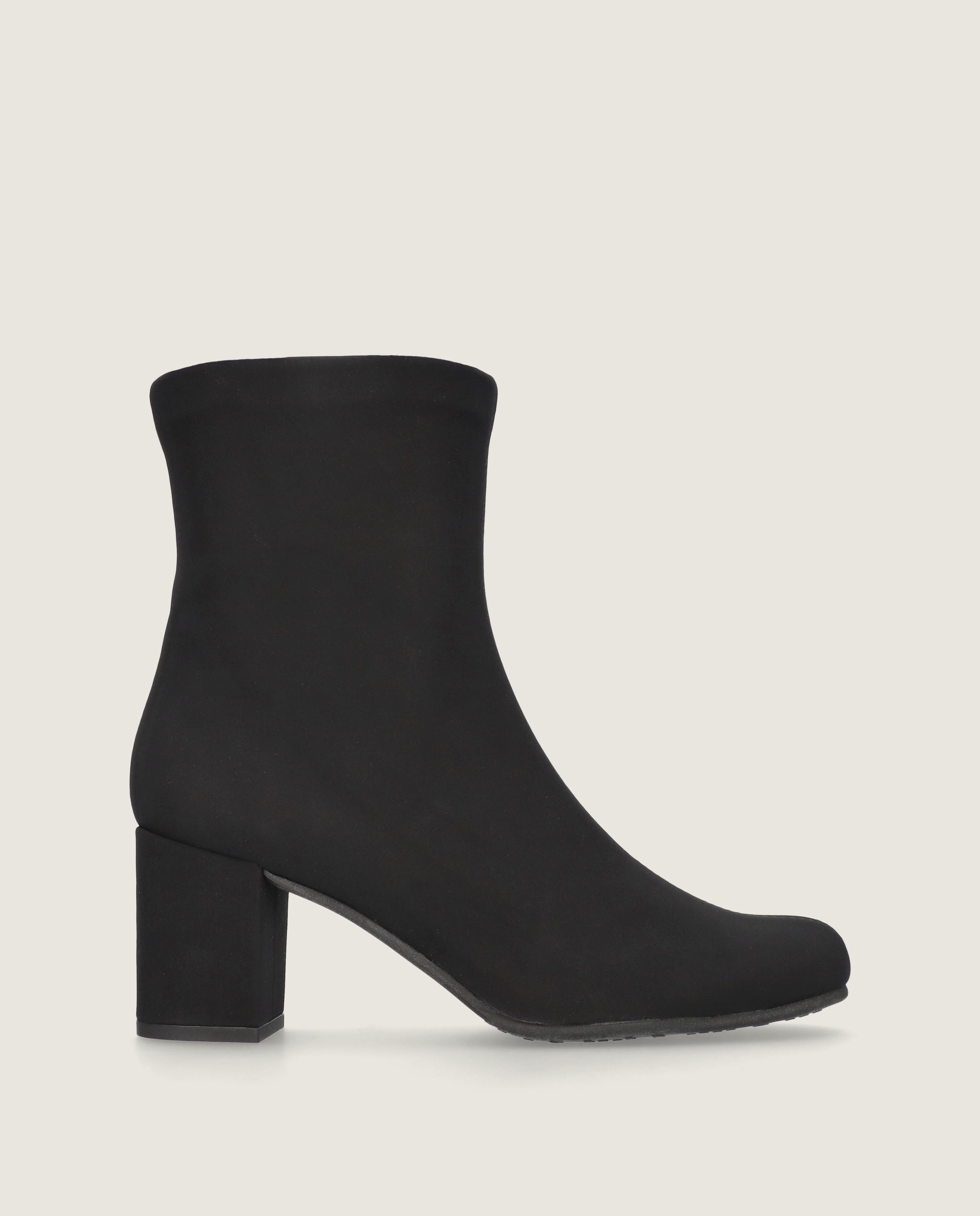 Gewebte Bologna Stiefeletten in Schwarz