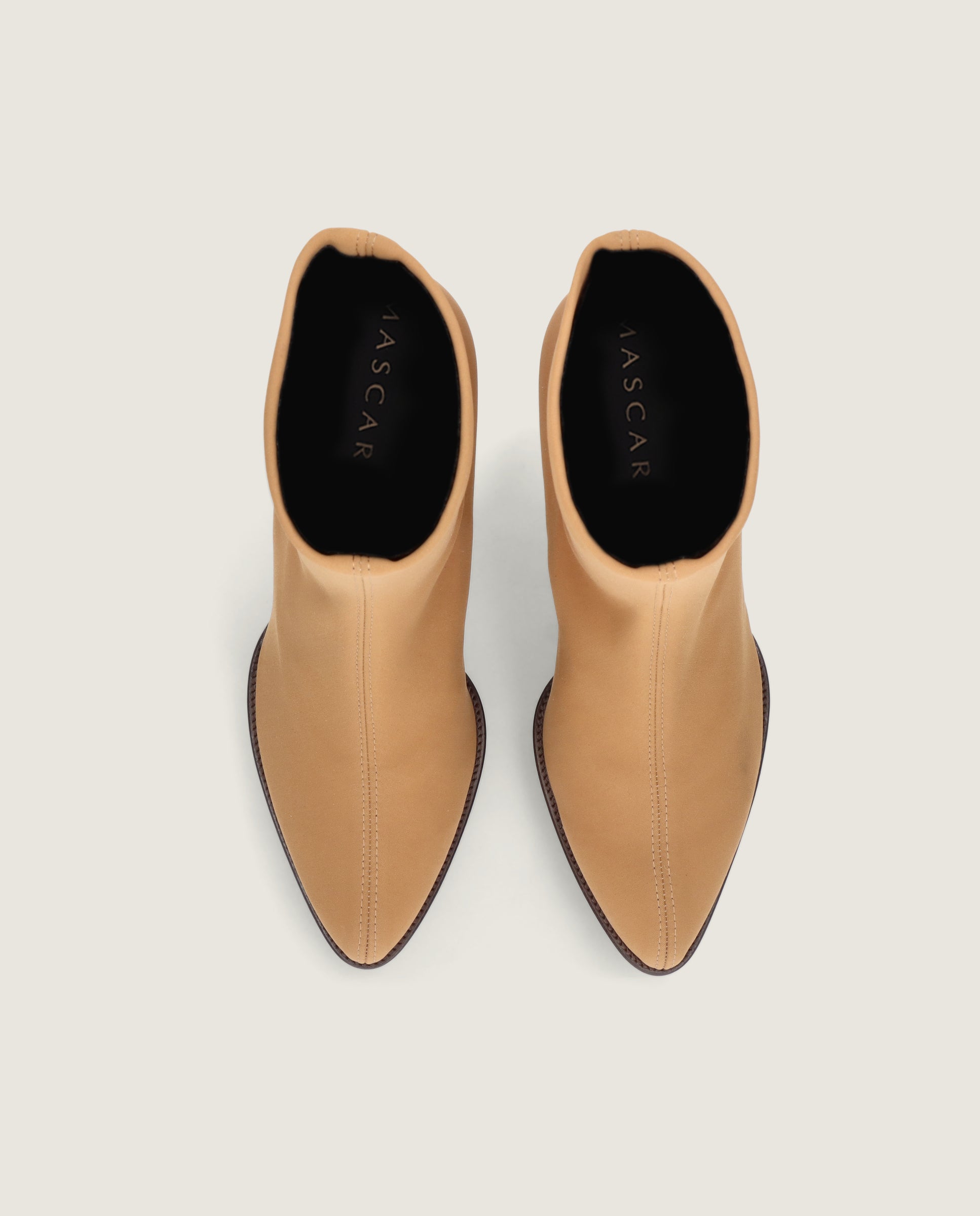 Vue alternative de Bottines tissées beiges Cindy par Mascaro