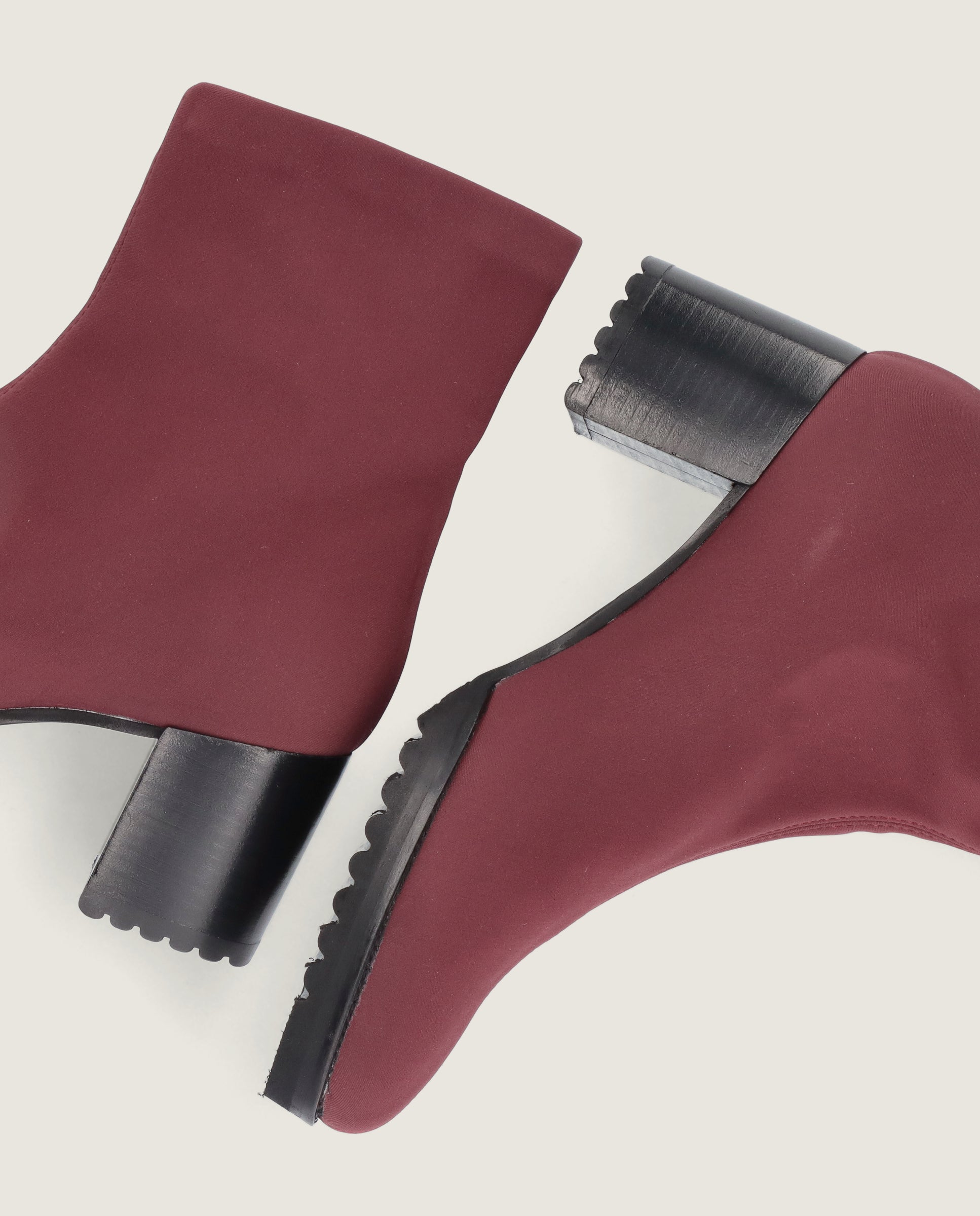 Botines Cindy Rojos Tejidos