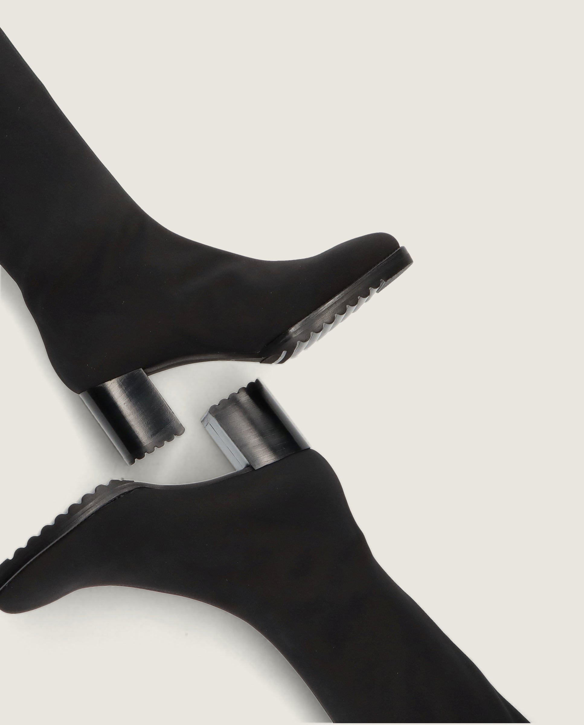 Cindy Black Woven Boots