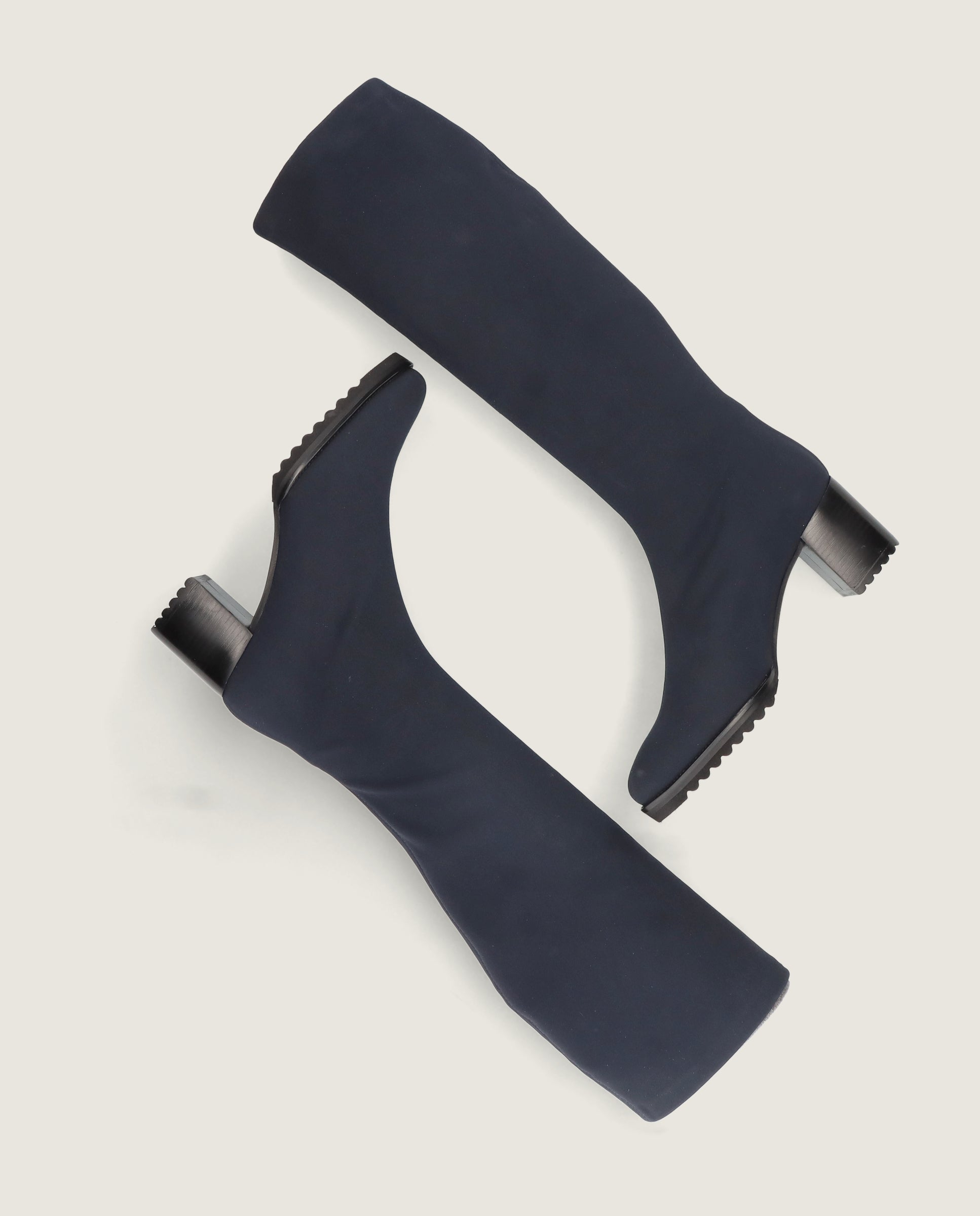 Bottes tricotées bleues Cindy