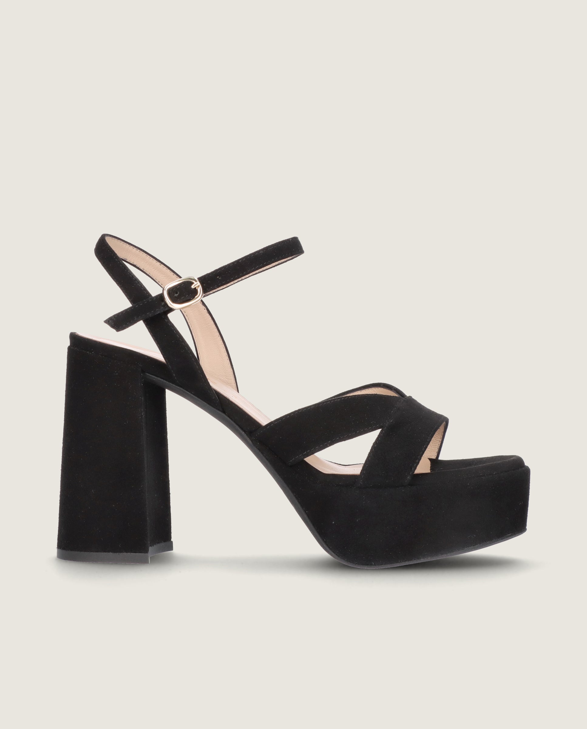 Ruth Sandalen Schwarz Wildleder