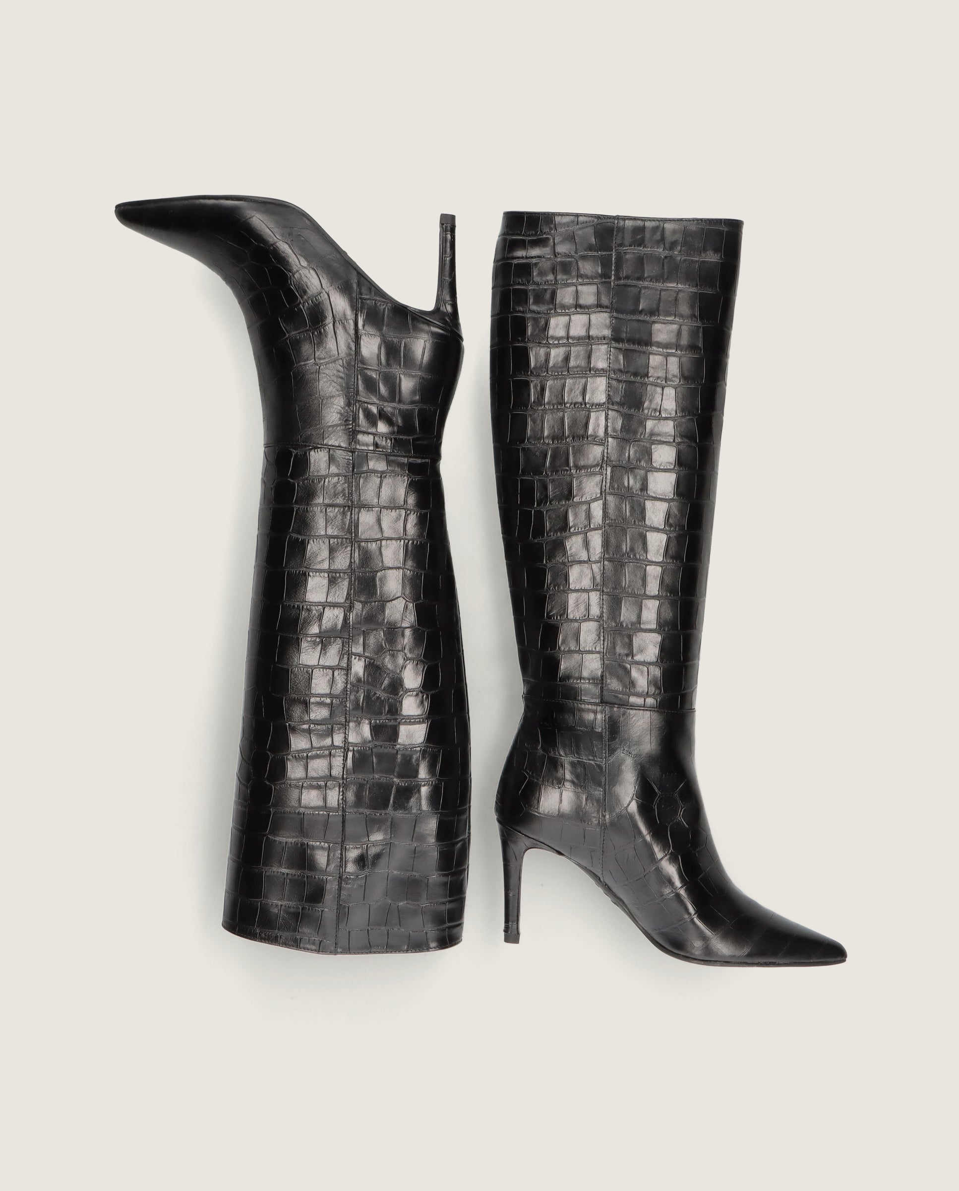 Renata Boots BLACK LEATHER