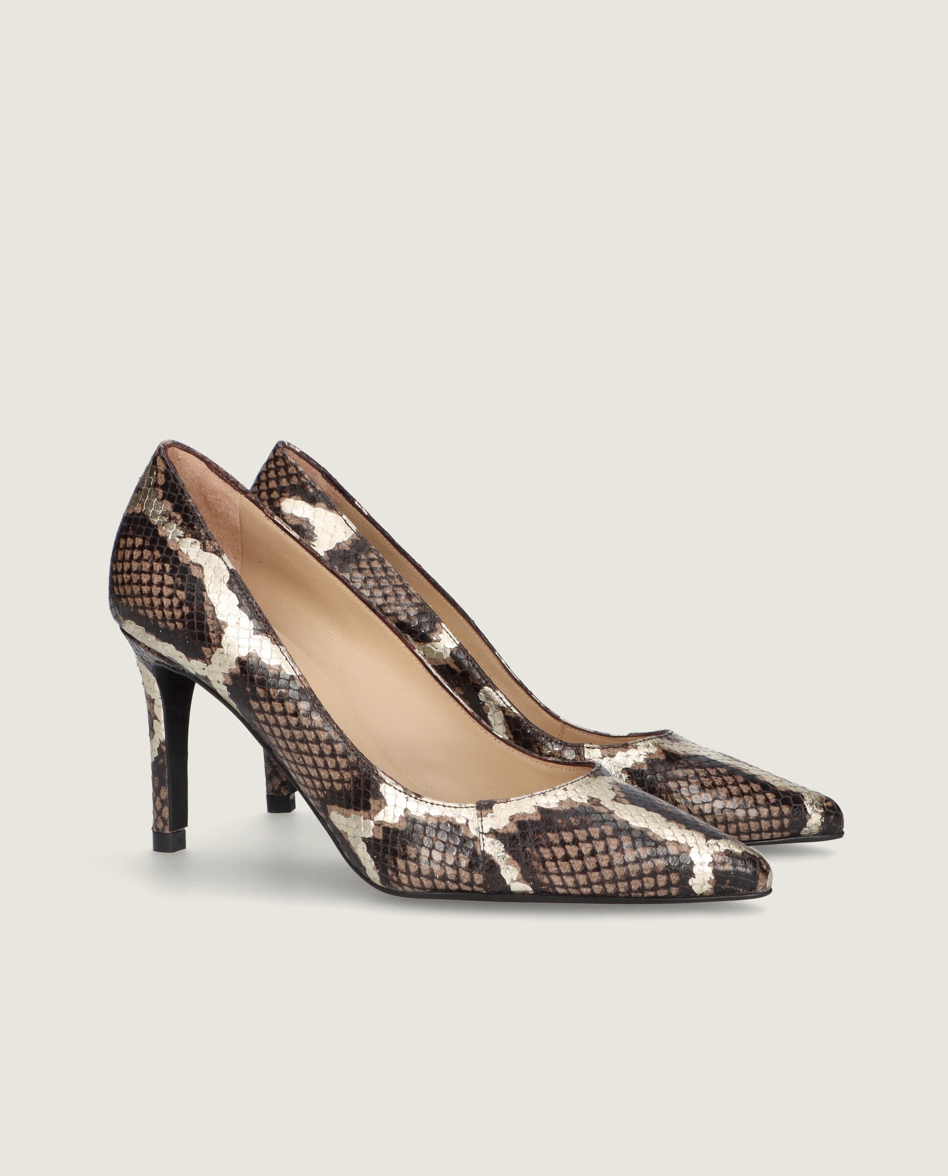 Image of Renata Salon Browns Printed Leathers by Mascaro