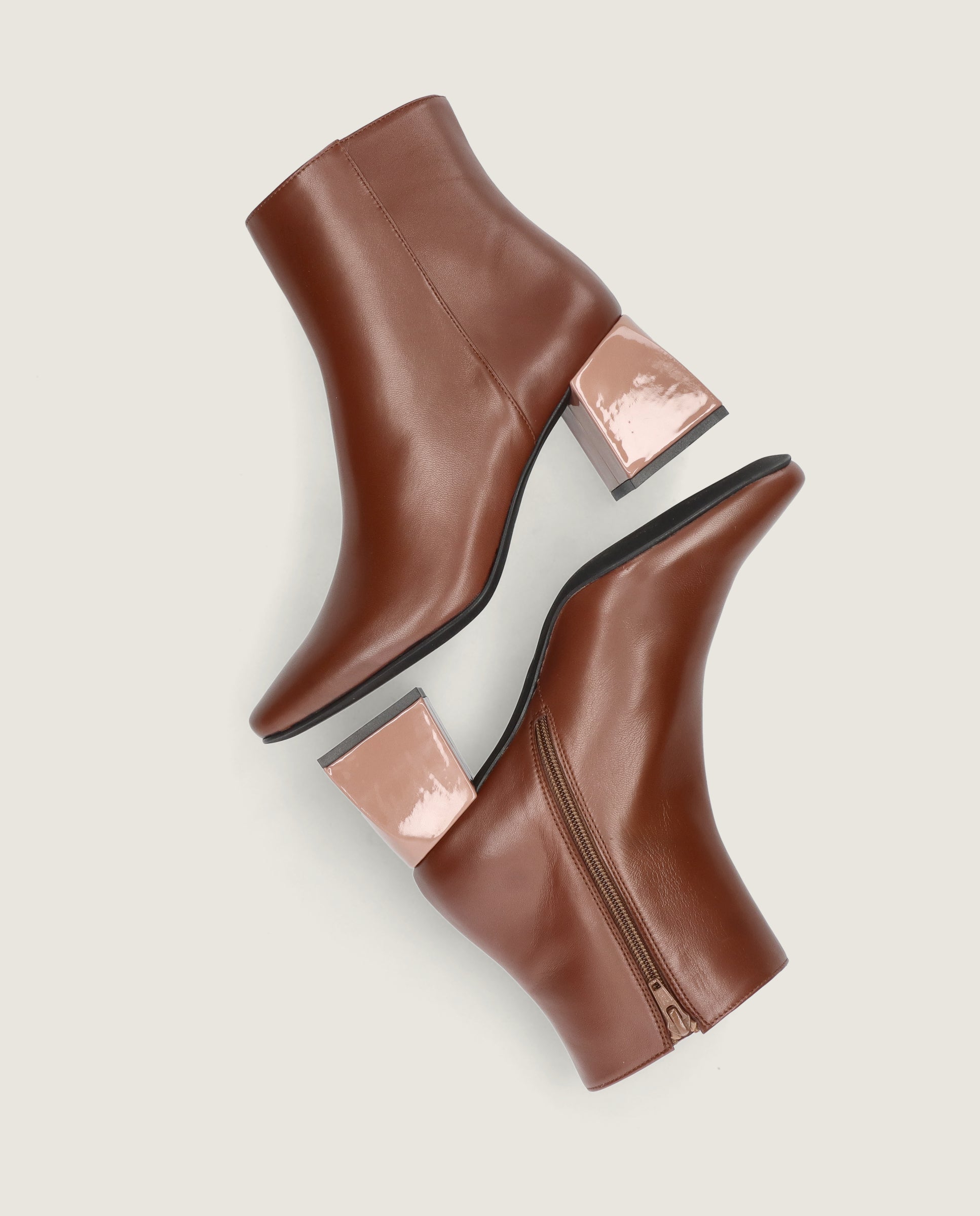 Botines Freja Marrones Piel