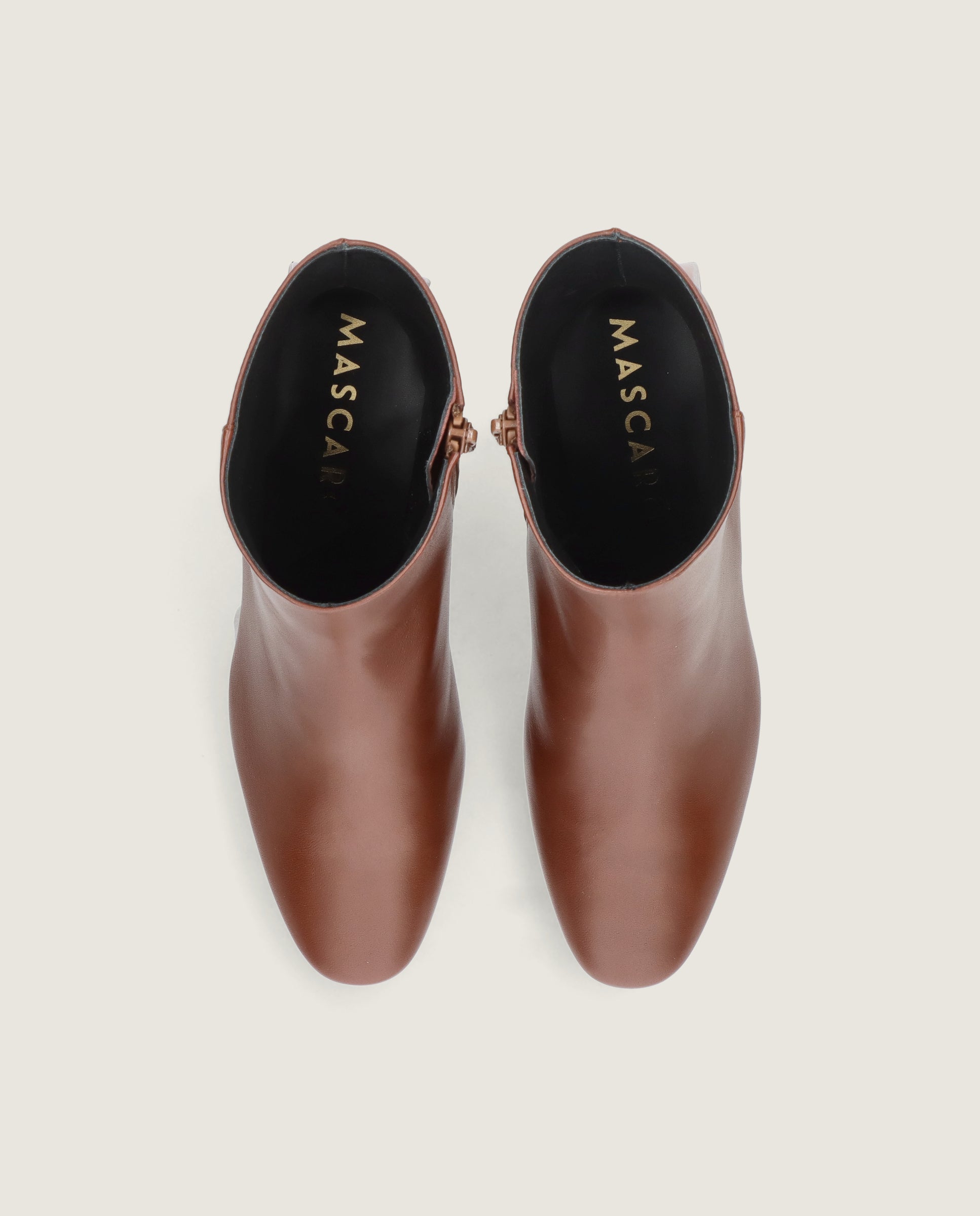 Vista alternativa de Botines Freja Marrones Piel por Mascaro