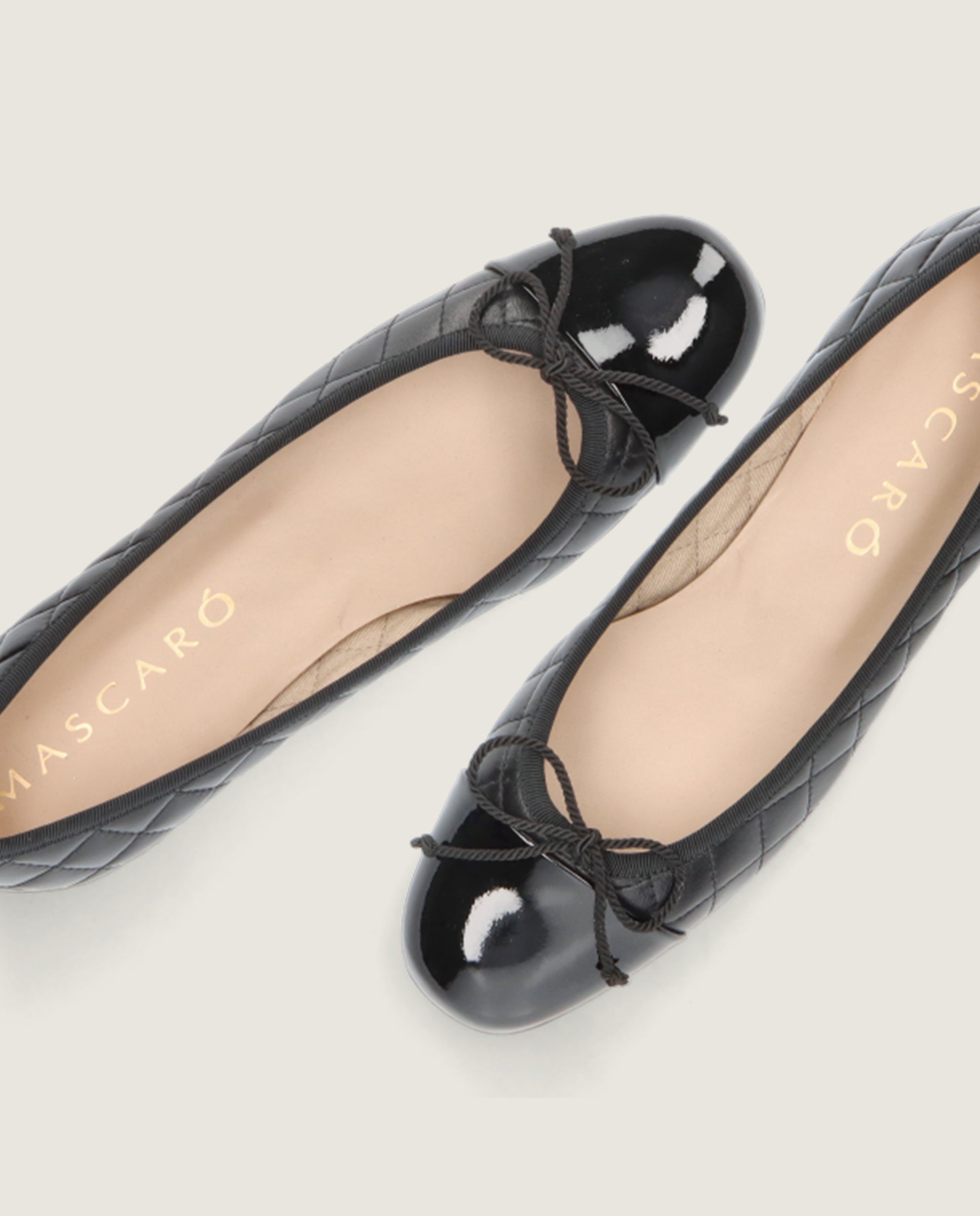 Sophia Ballerinas Schwarz Leder